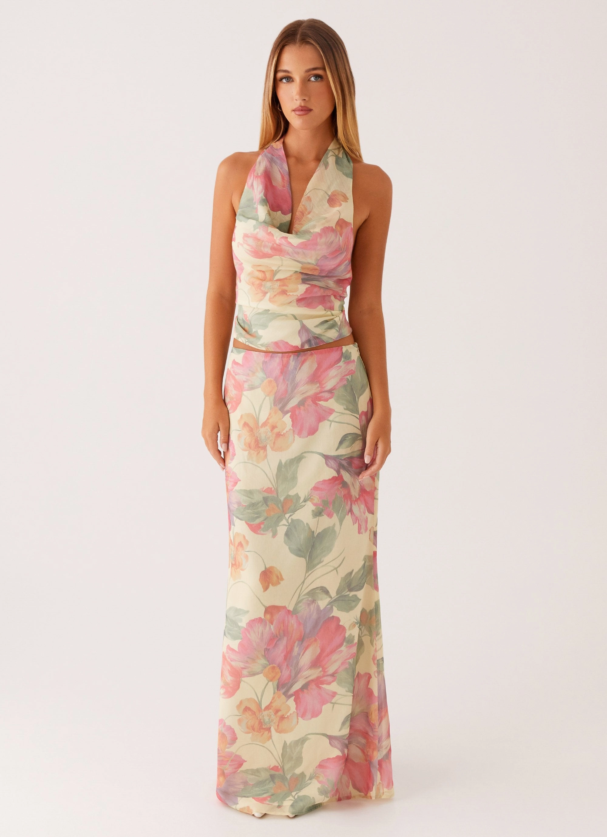 Close Call Top - Yellow Peony UVProtective Coating FlexibleNeckline