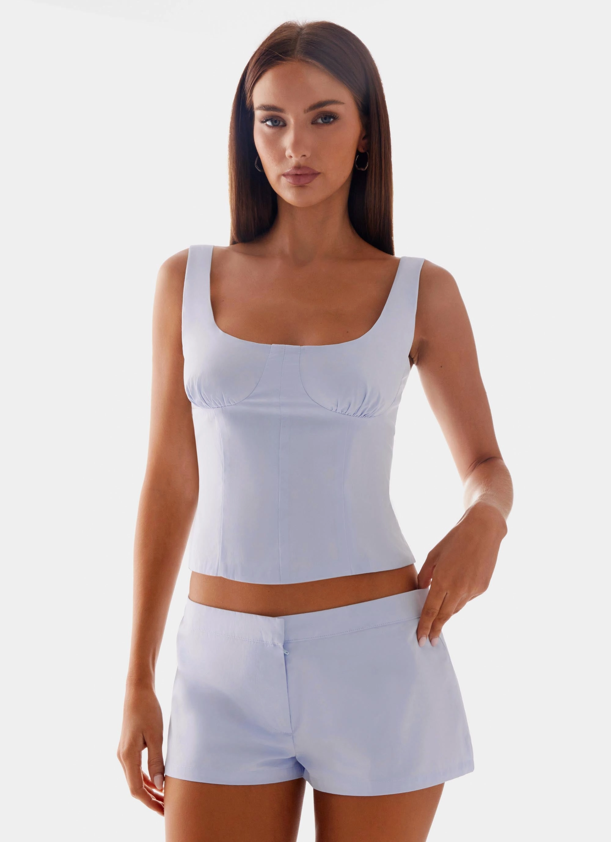 Functional Fit Coastline Bustier Top - Blue