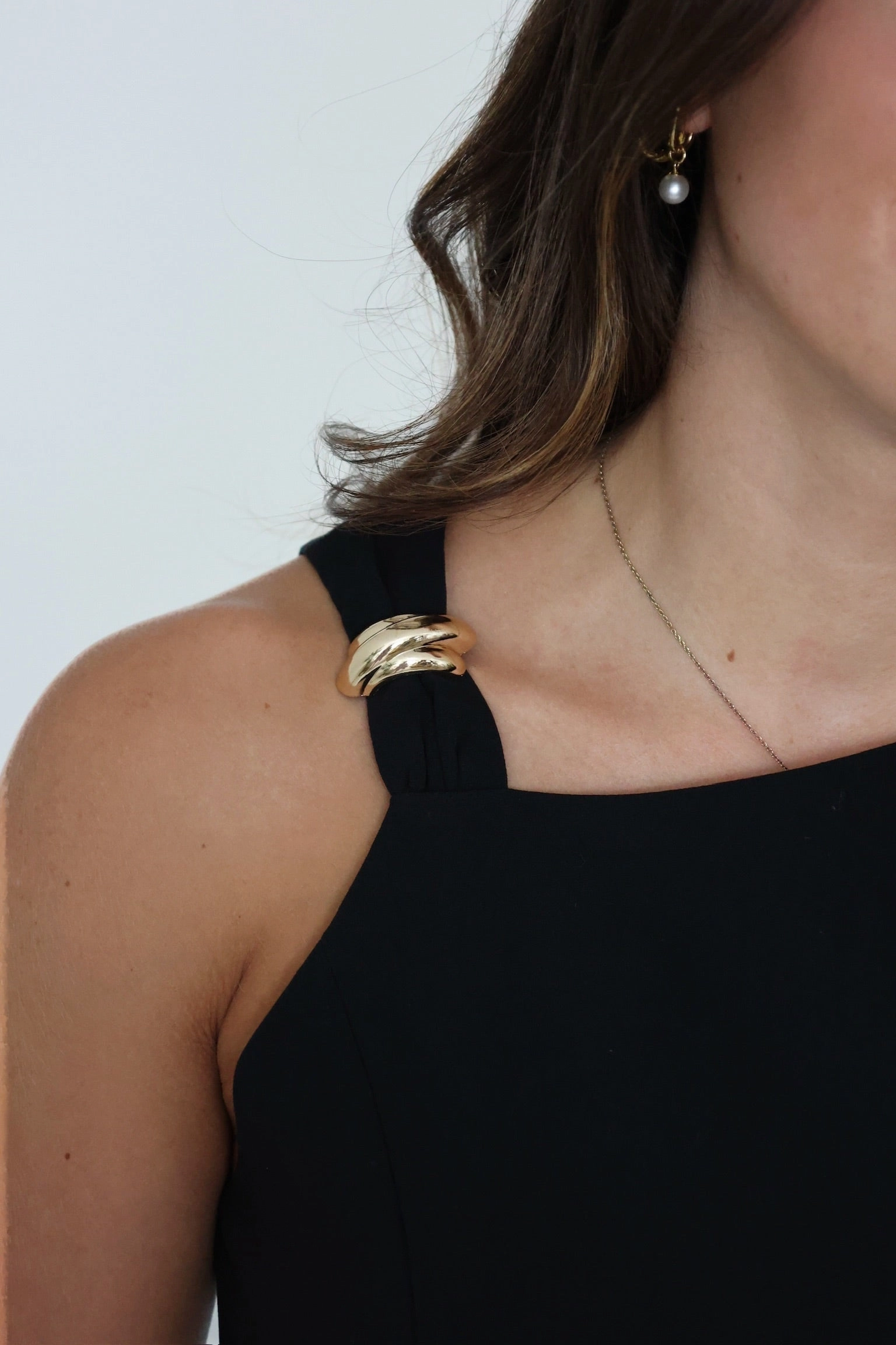 Cocktails at Nine Top Convertible Collar Soft Wool