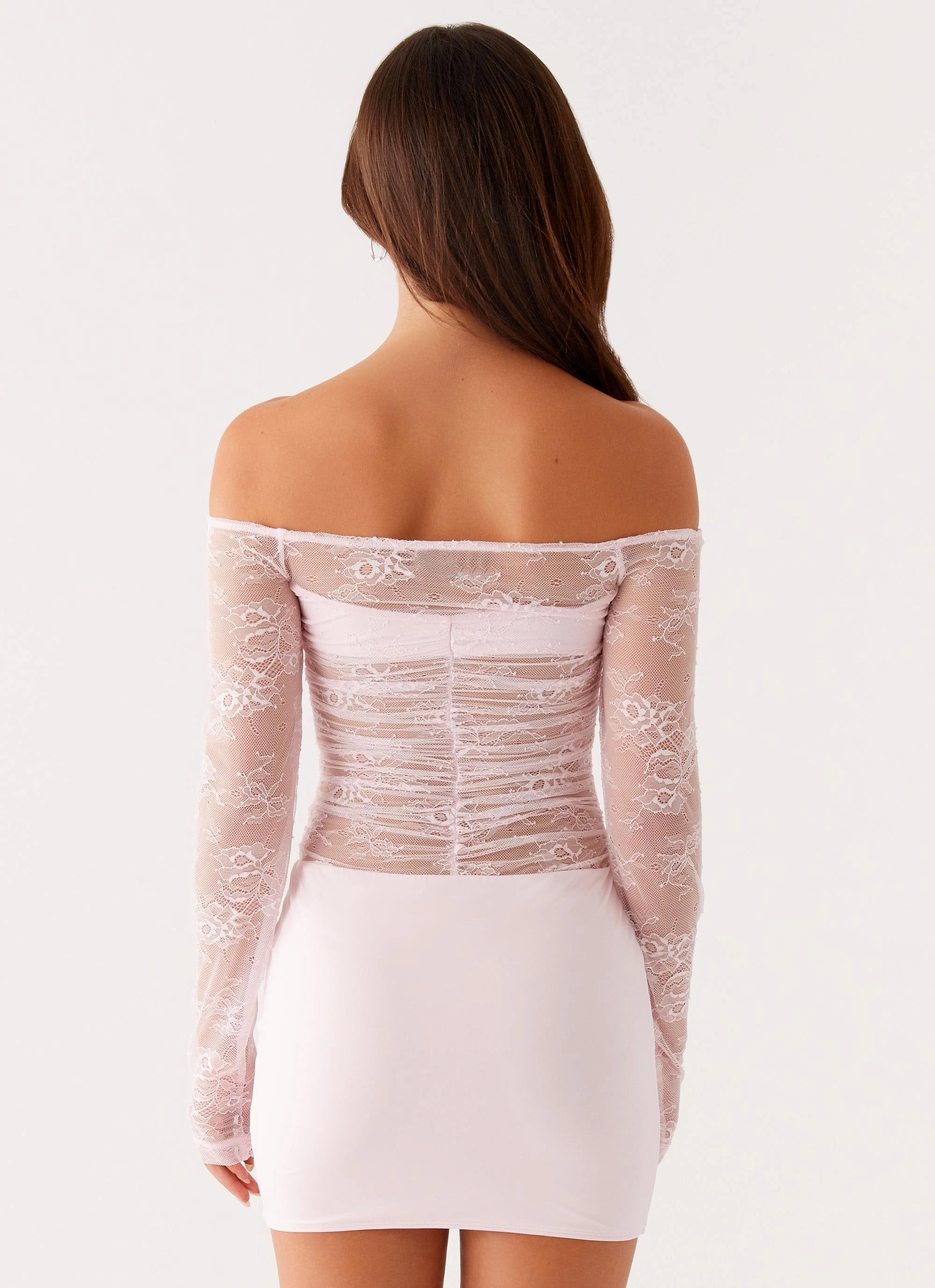 Flattering Fit Wear Charming Comfort Collide Lace Mini Dress - Pink