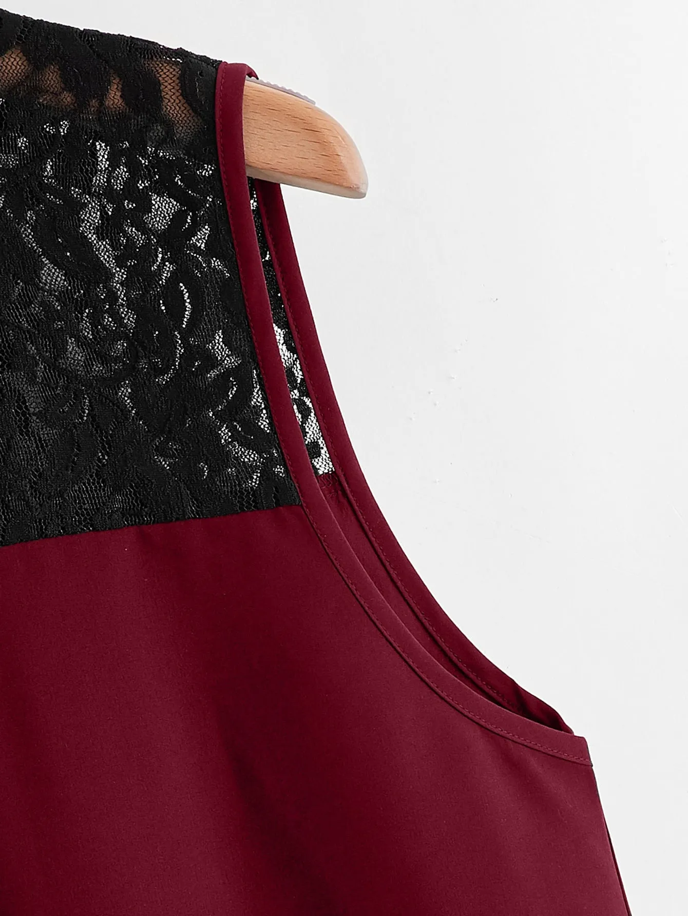 Colorblock Button Front Sleeveless Collar Long Plus Size Blouse