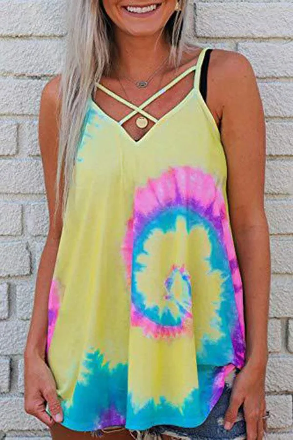 Colorful Tie Dye Camisole