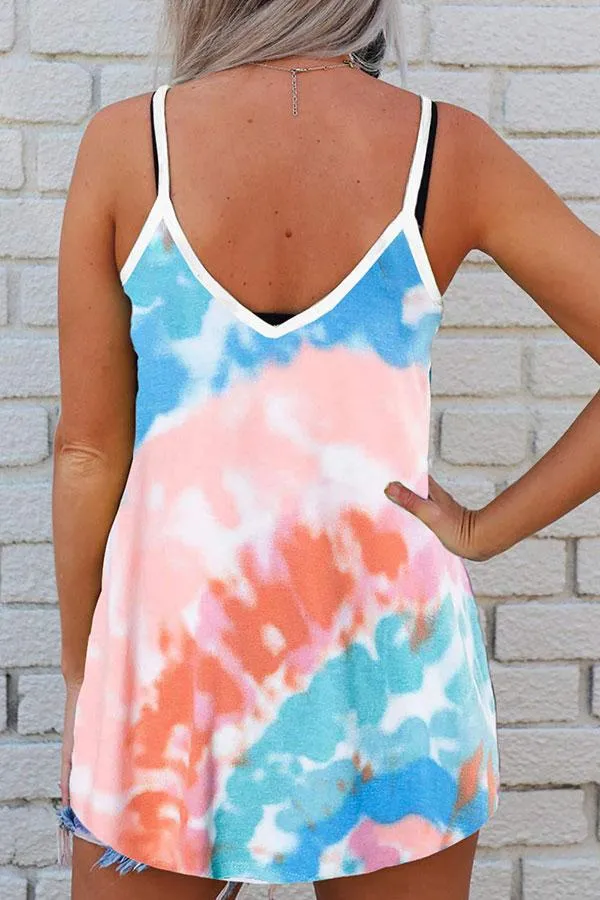Colorful Tie Dye Camisole