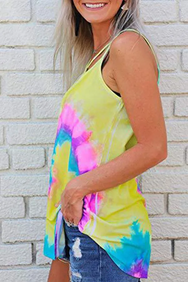 Colorful Tie Dye Camisole