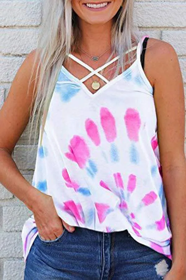 Colorful Tie Dye Camisole