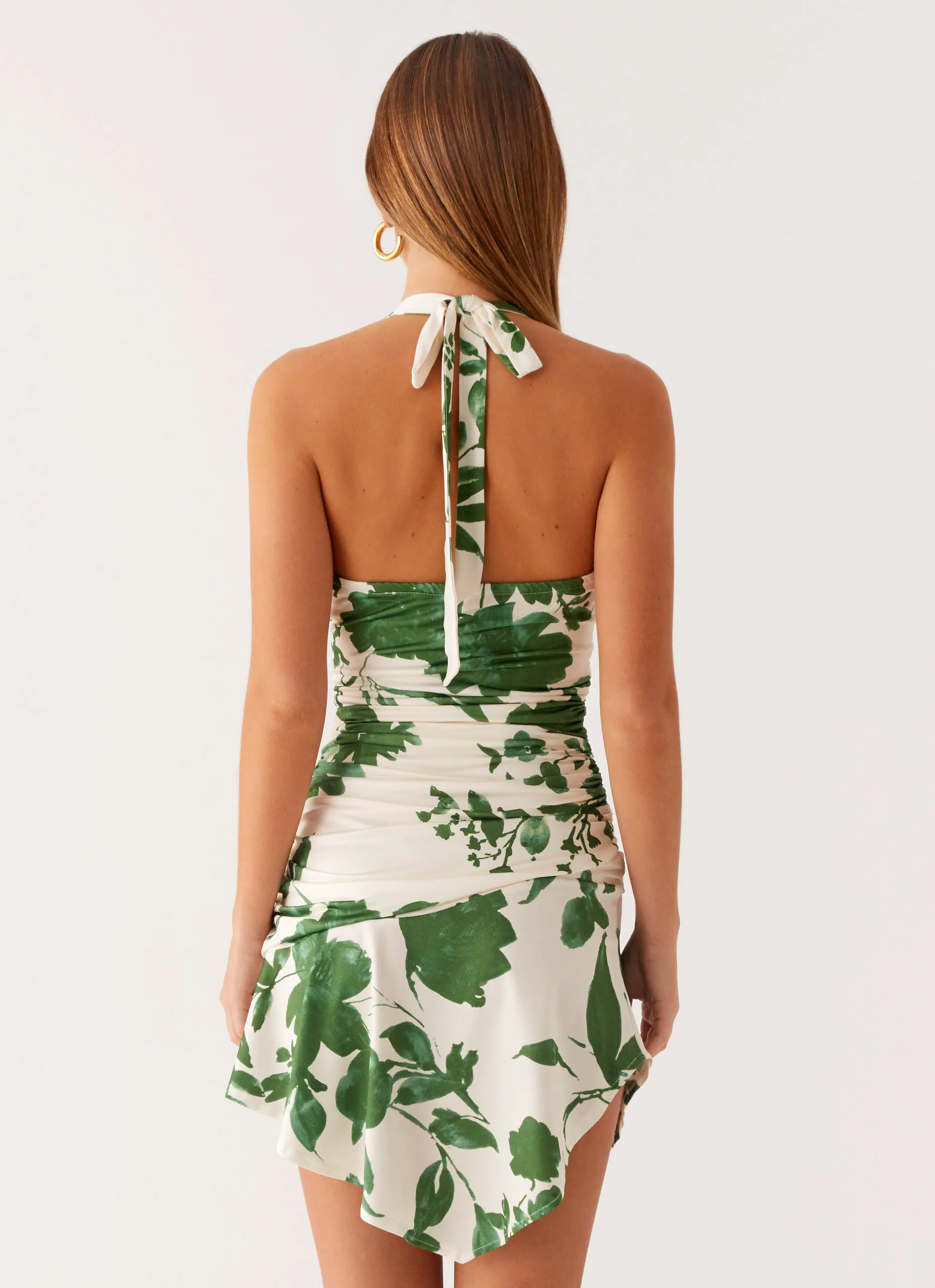 Earthy Palette Colt Mini Dress - Verdant Bloom