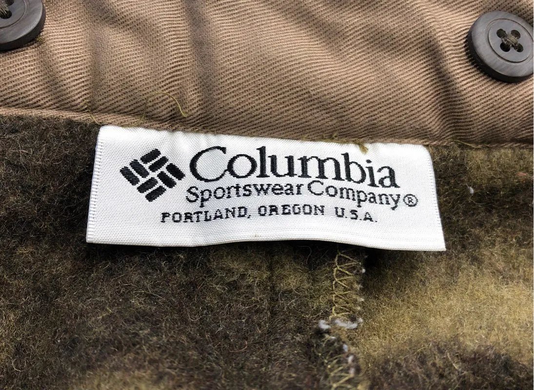 Columbia Men's Green Camouflage Straight Leg Cargo Pants - Size 40