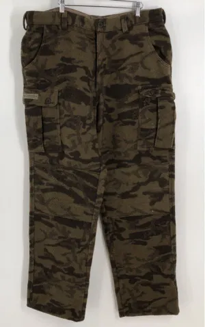 Columbia Men's Green Camouflage Straight Leg Cargo Pants - Size 40