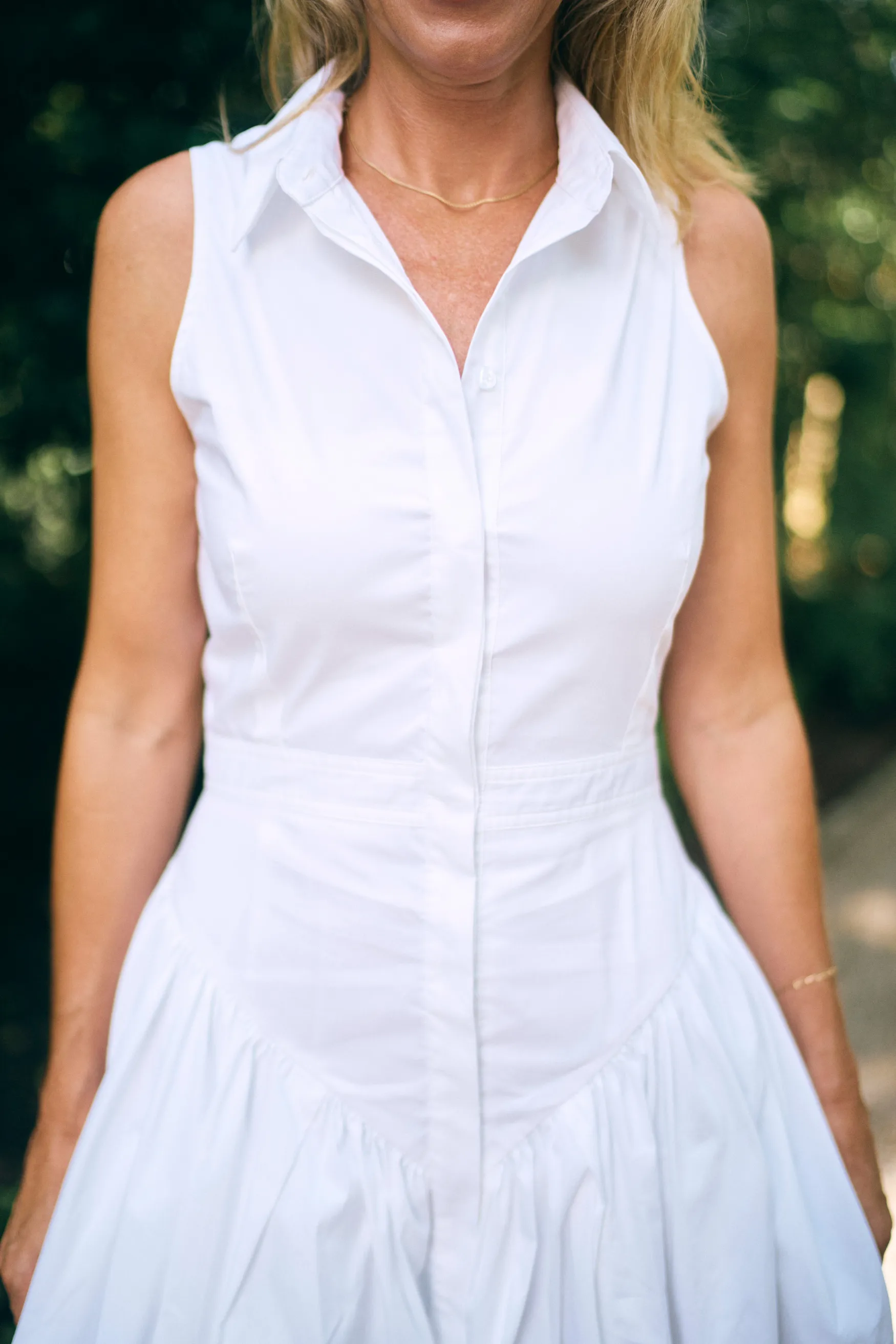 MASON'S DAUGHTER | Harper Shirtdress, White Poplin Clean Aesthetic