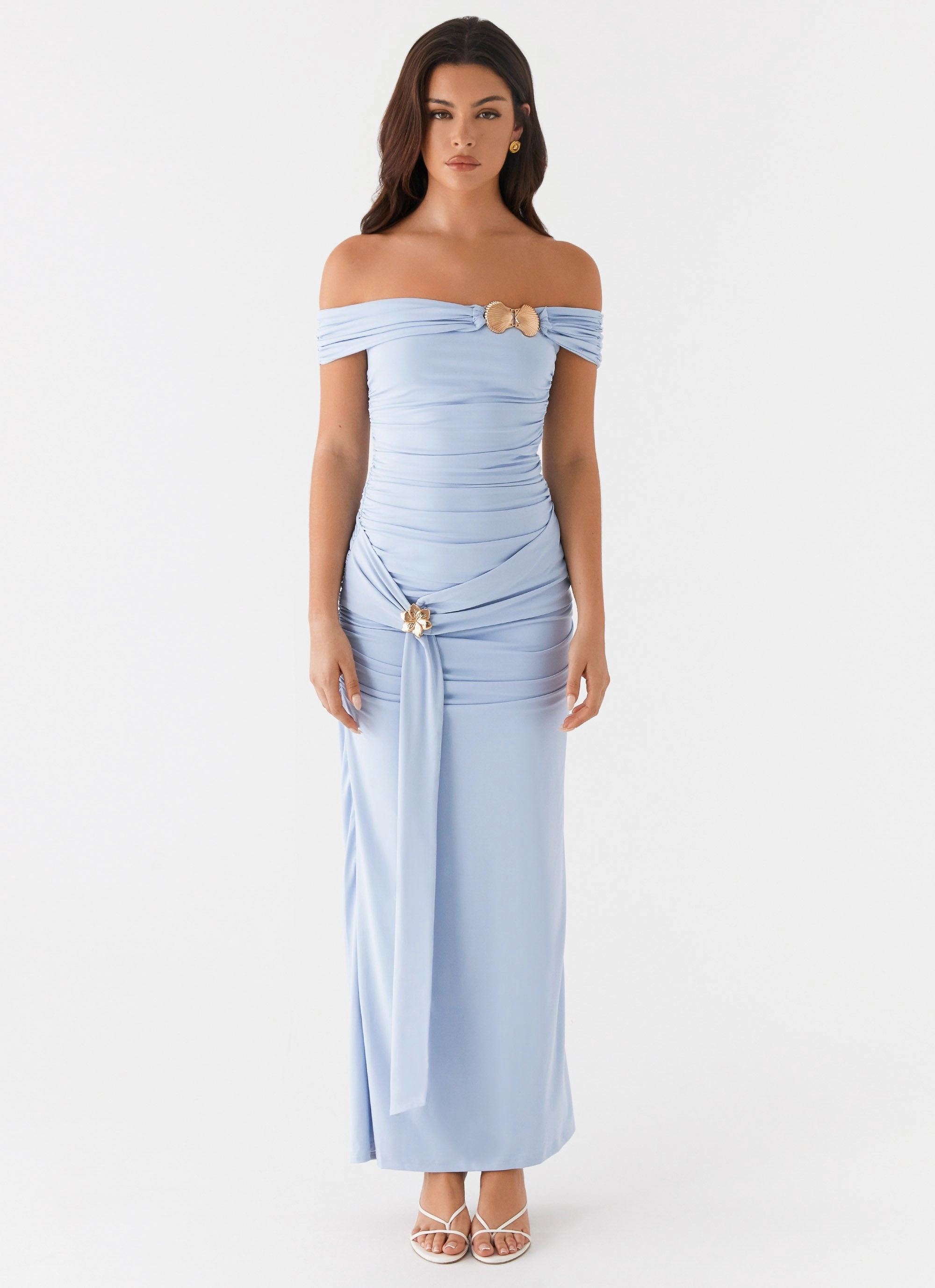 Majorly Maxi Dress - Blue Elegant Charm Charming Comfort