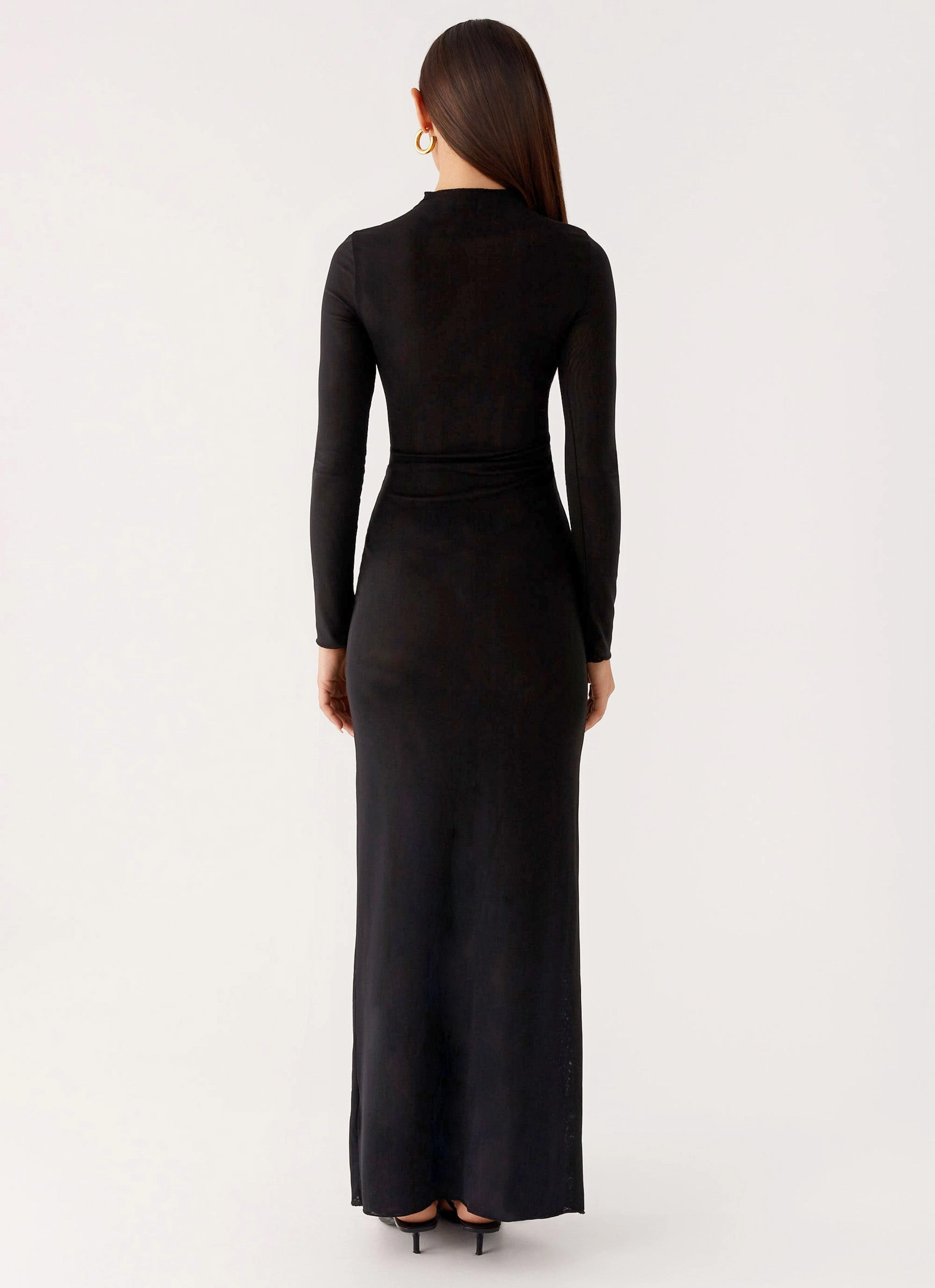 Kamora Maxi Dress - Black Night Vibes monochrome