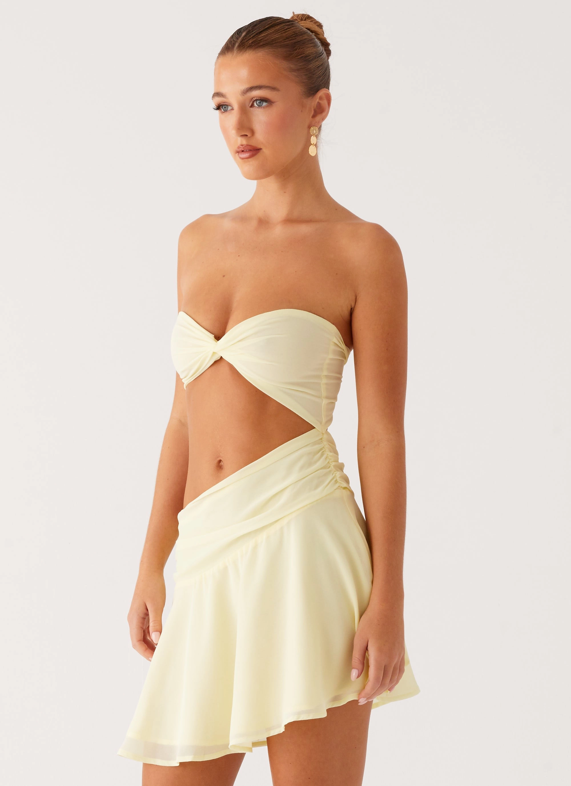 Marbella Mini Dress - Yellow Warranty-Included Lounge Vibe