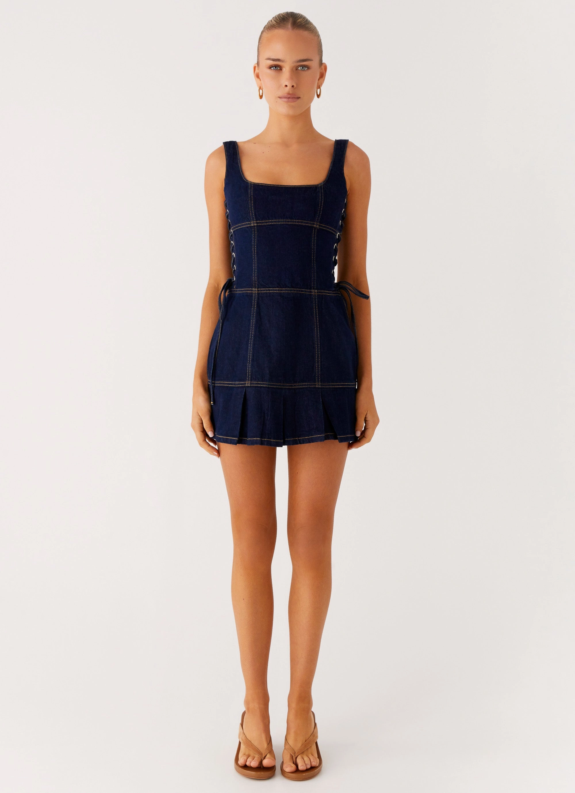 Ready Glow Preston Mini Dress - Indigo