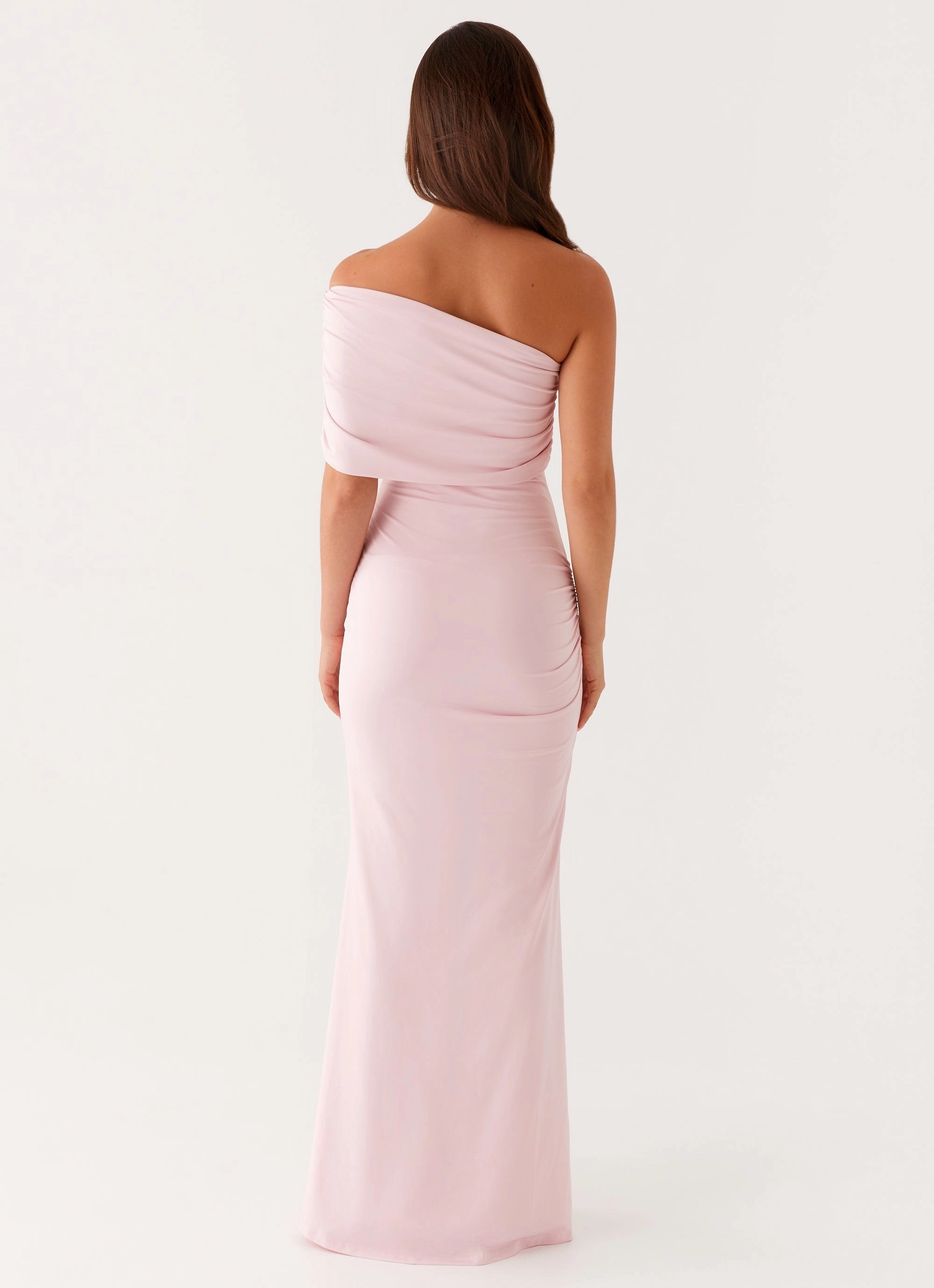 Socialite Maxi Dress - Pink Beadwork Celebrity-Inspired