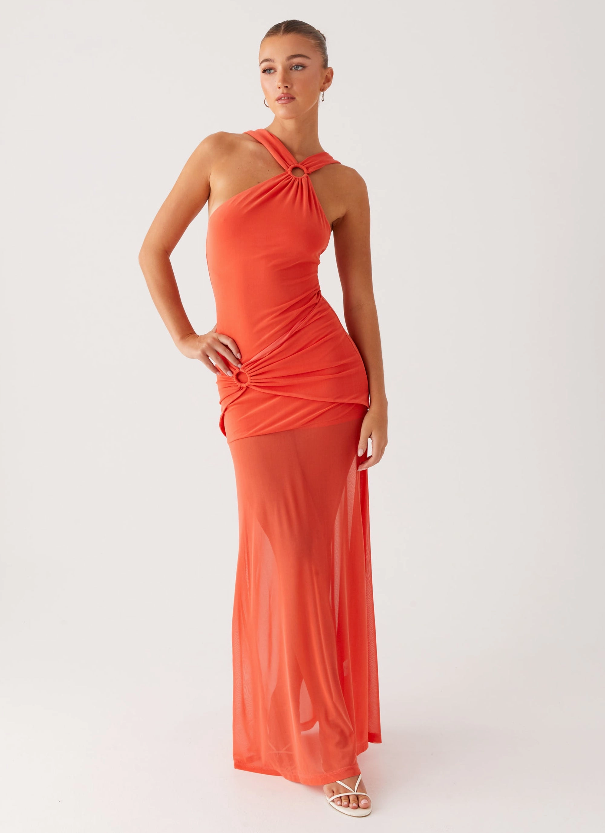 Sleek and Sleek Kavala Maxi Dress - Coral