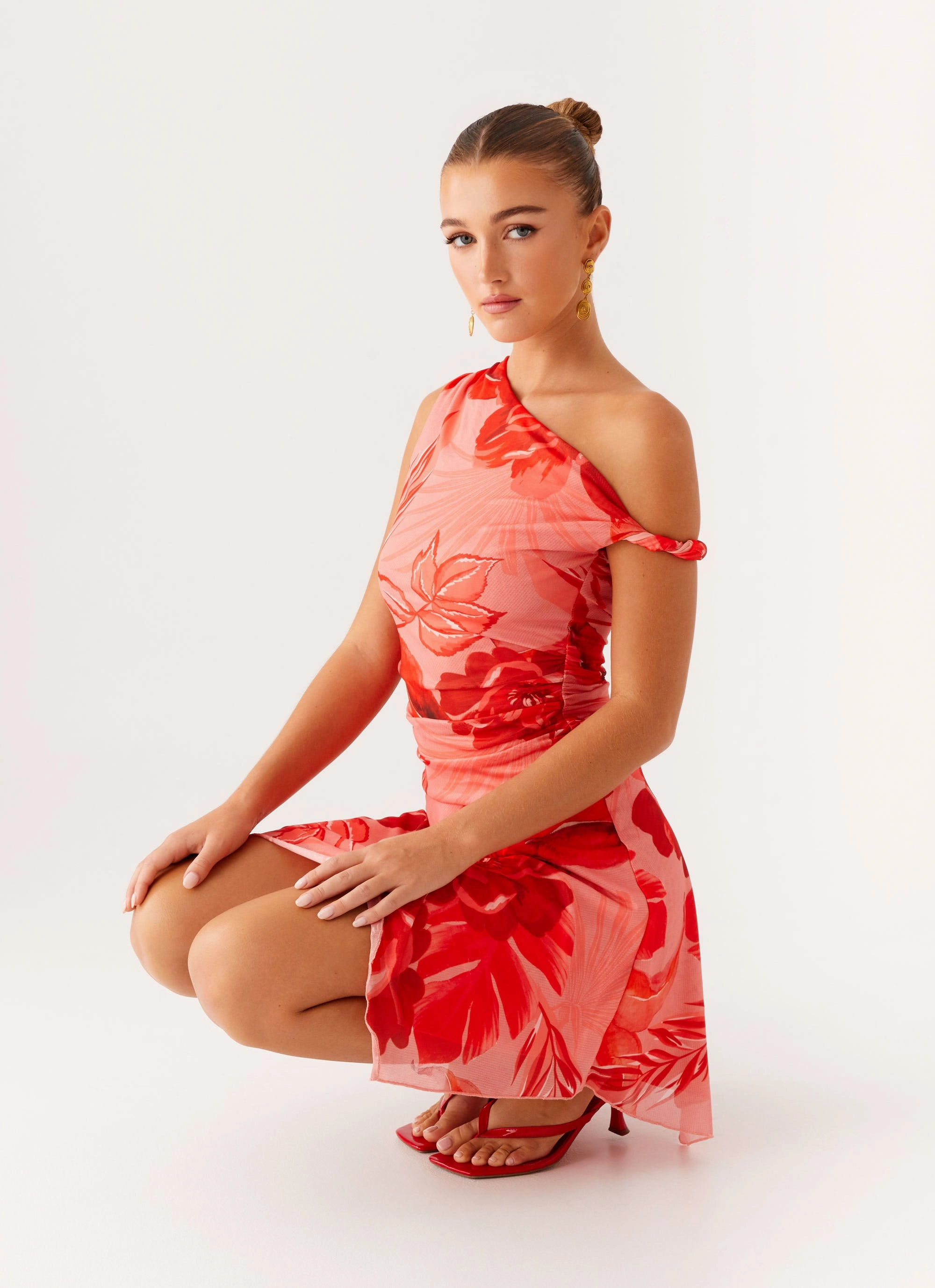 Trend Appeal Wade Mini Dress - Sicily Sunsets Print