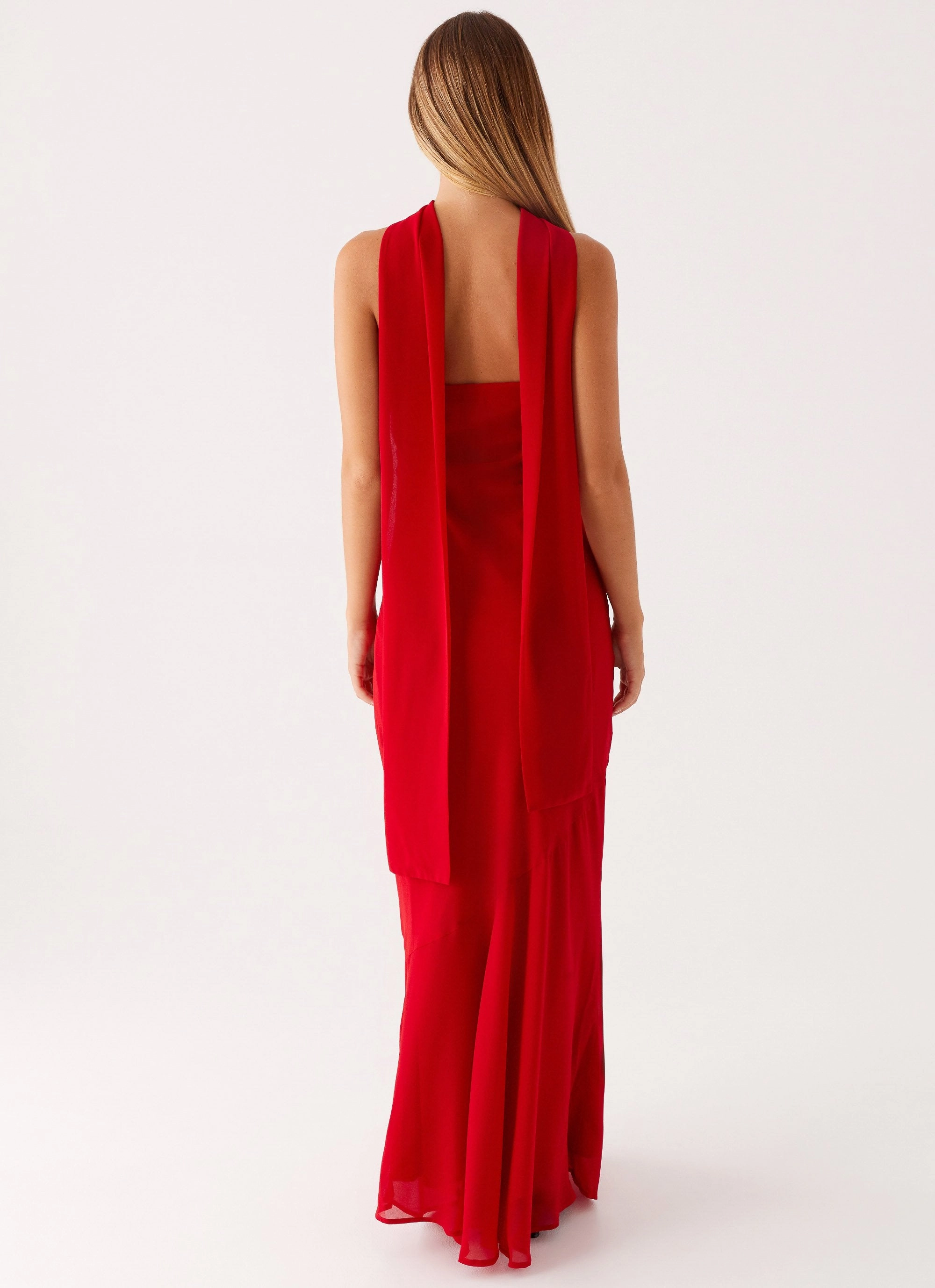 Under The Pagoda Maxi Dress - Red hypoallergenic Classic Tailoring