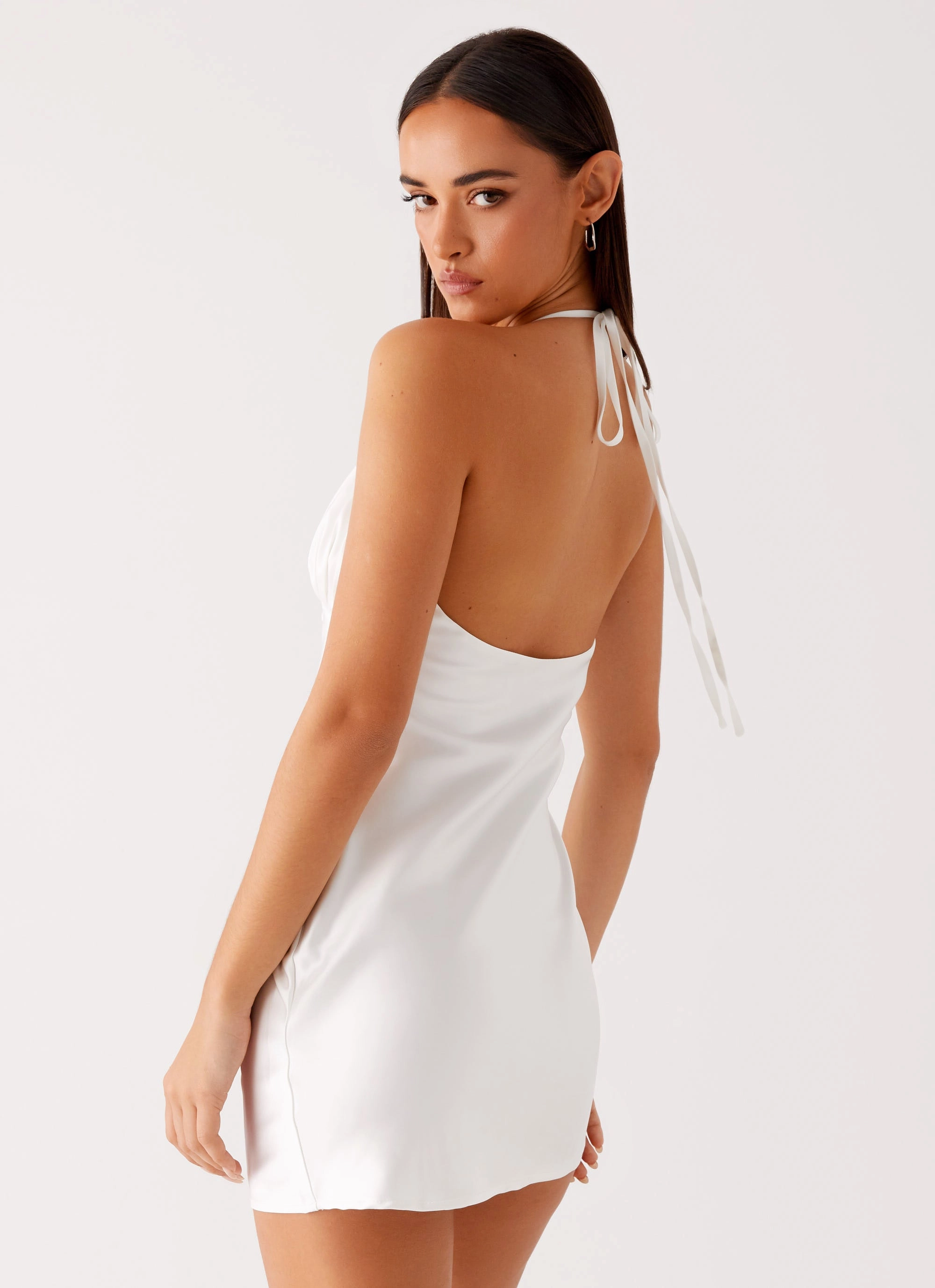 Tinsley Mini Dress - White Travel Option Flexible Layers