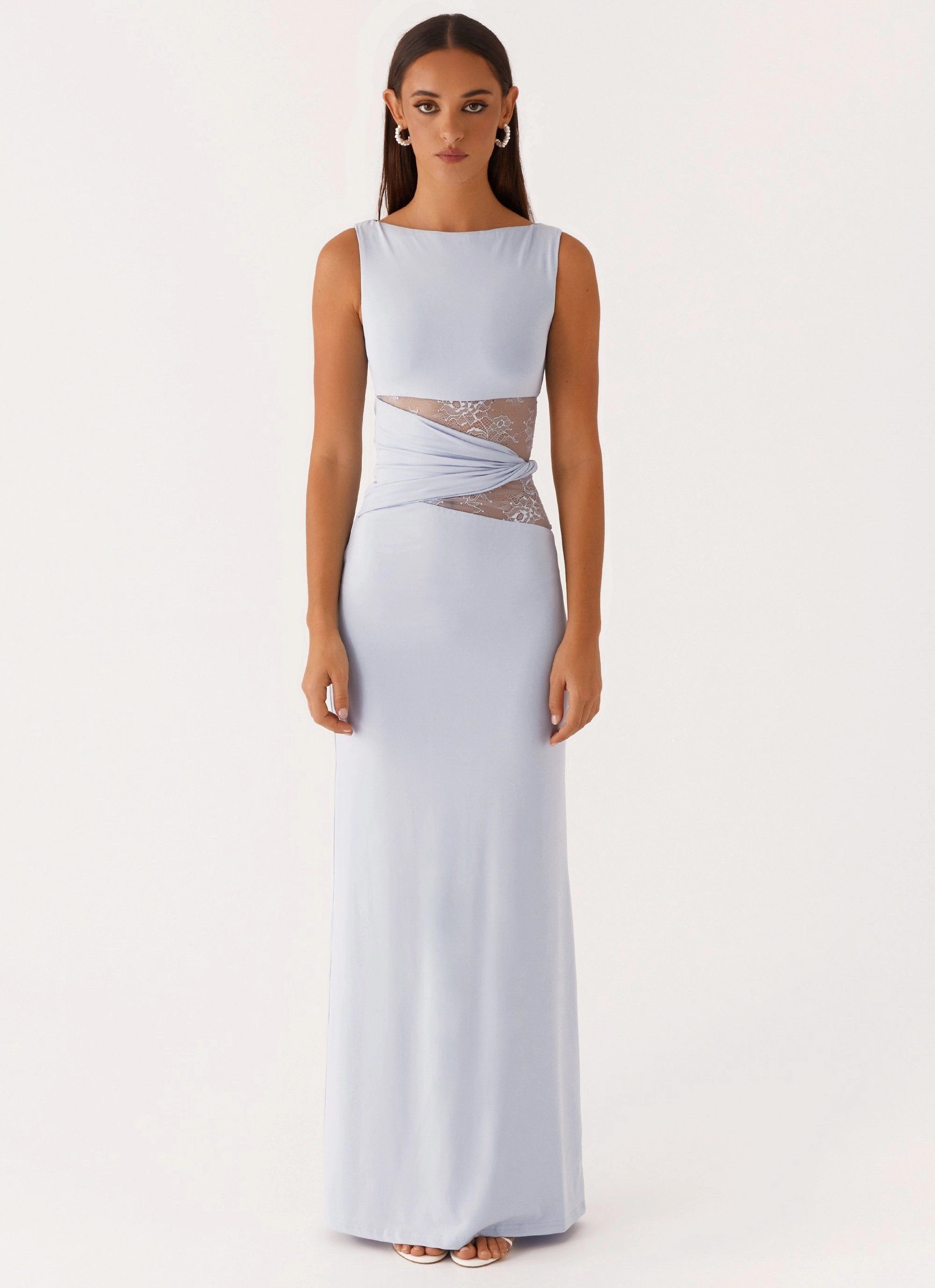 Aura Glow NonIrritatingLining Karma Maxi Dress - Blue
