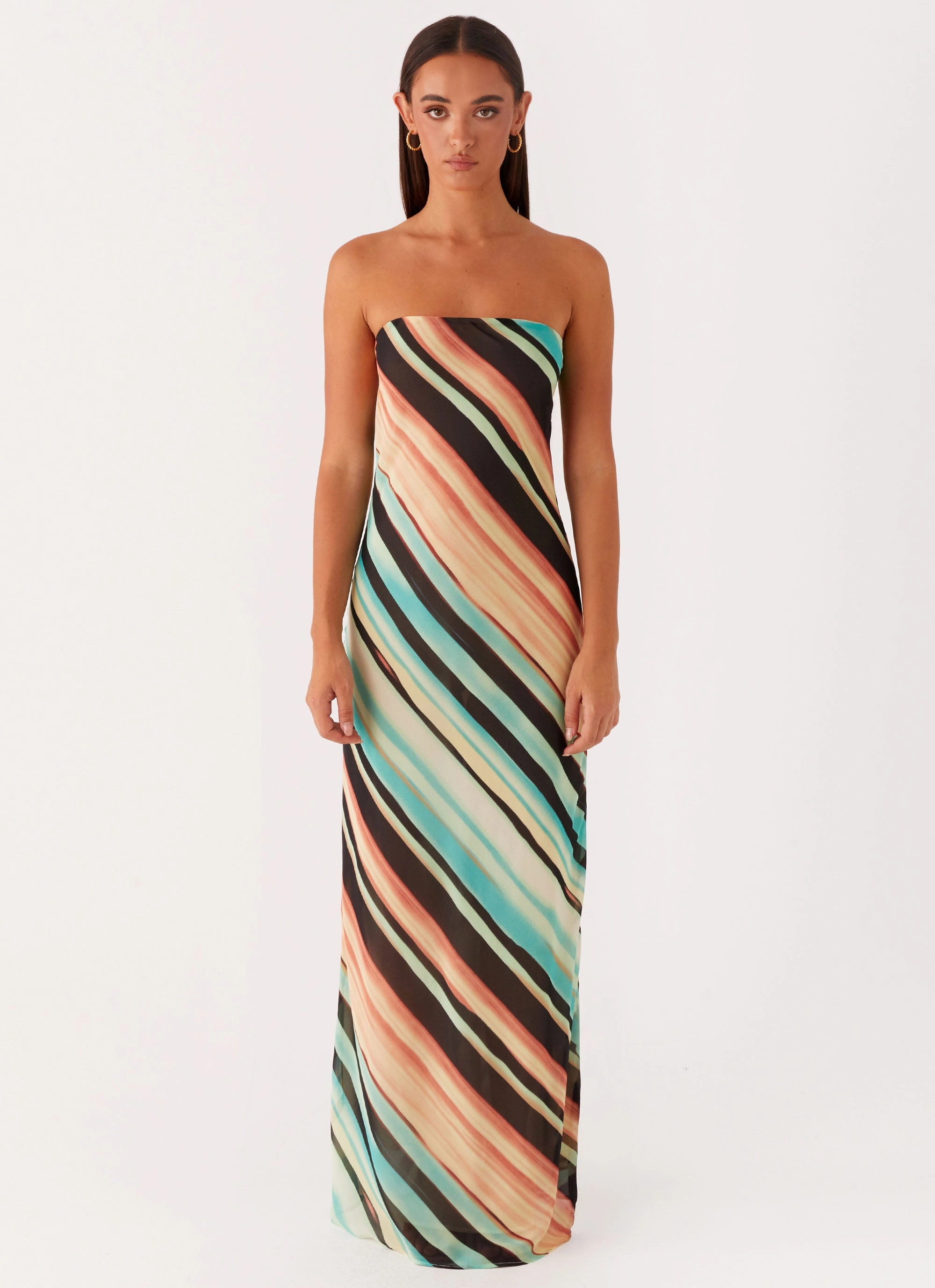 Versatile Wearable Como Maxi Dress - Stripe