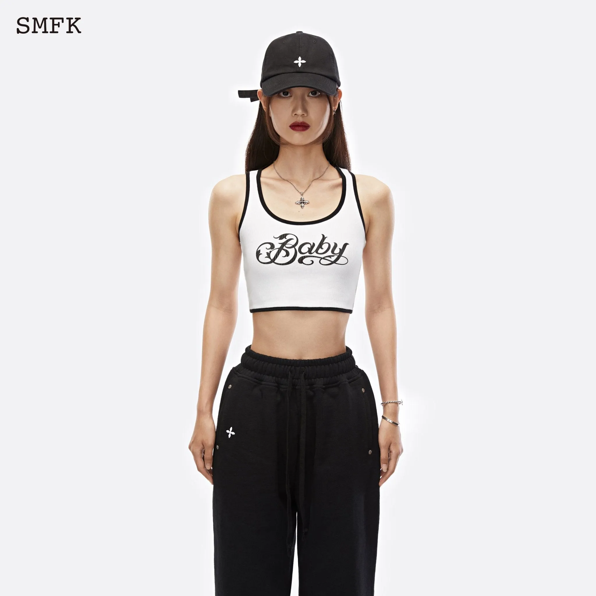 Compass Cross Retro Sports Undershirt Sky White