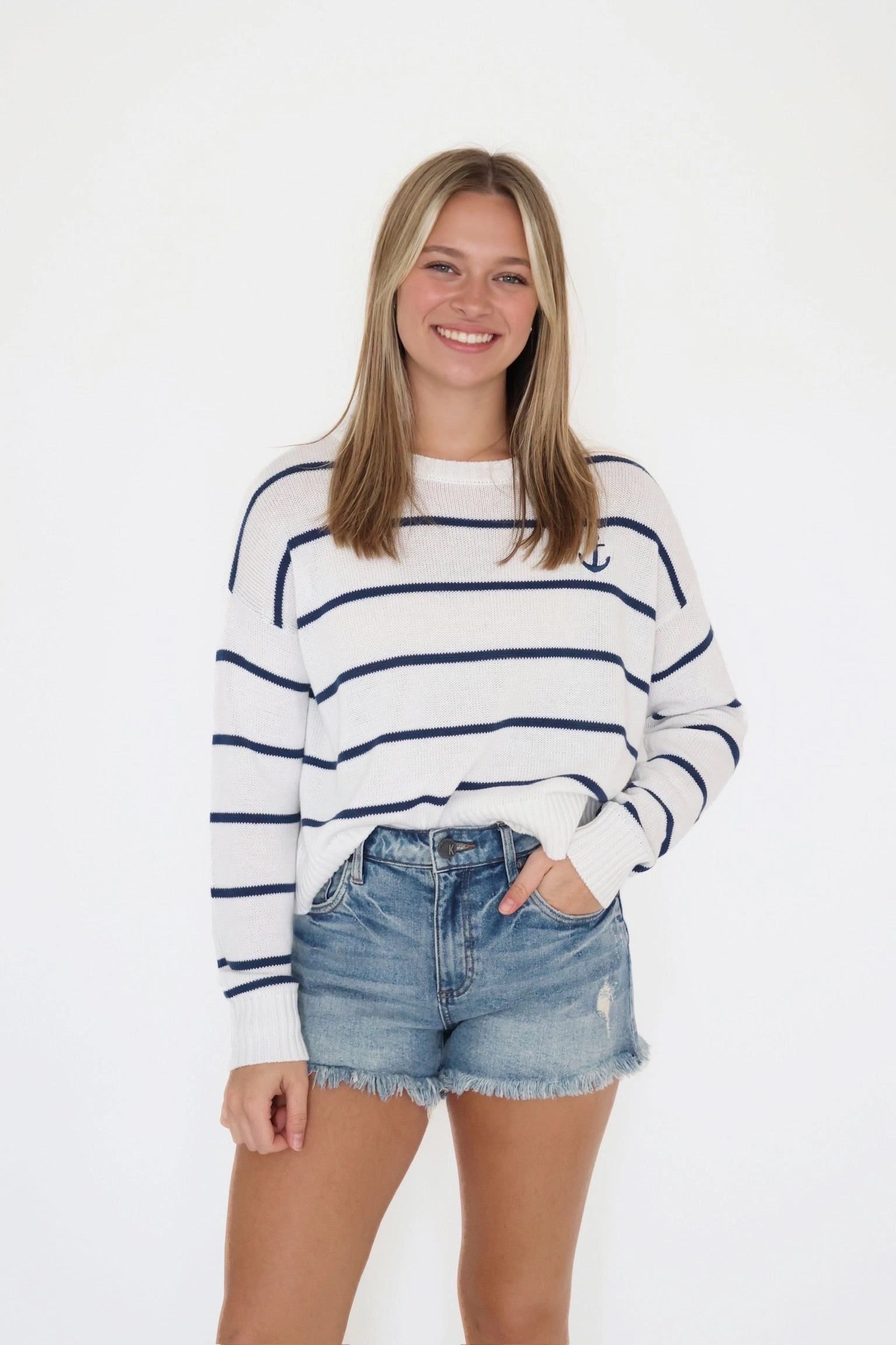 Anchors Away Sweater (FINAL SALE) ReinforcedShoulderConstruction