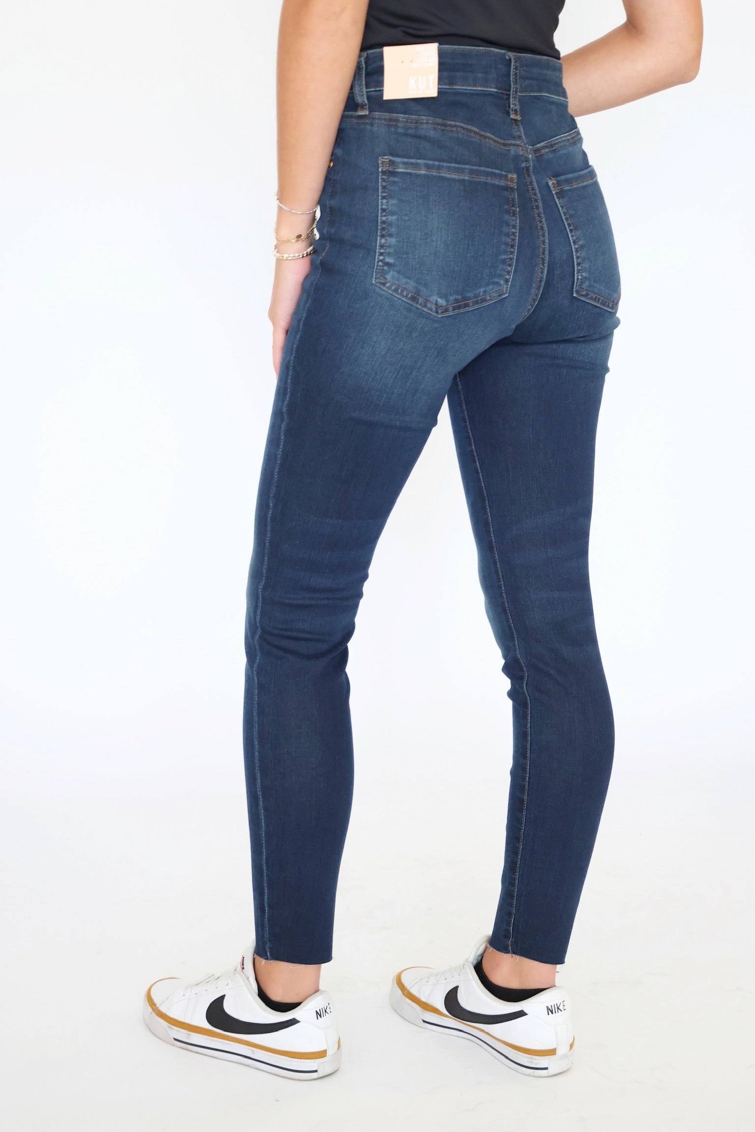 DoubleStitched Wrinkle Resistant Weave Connie Hight Rise Fab Ab- Smash