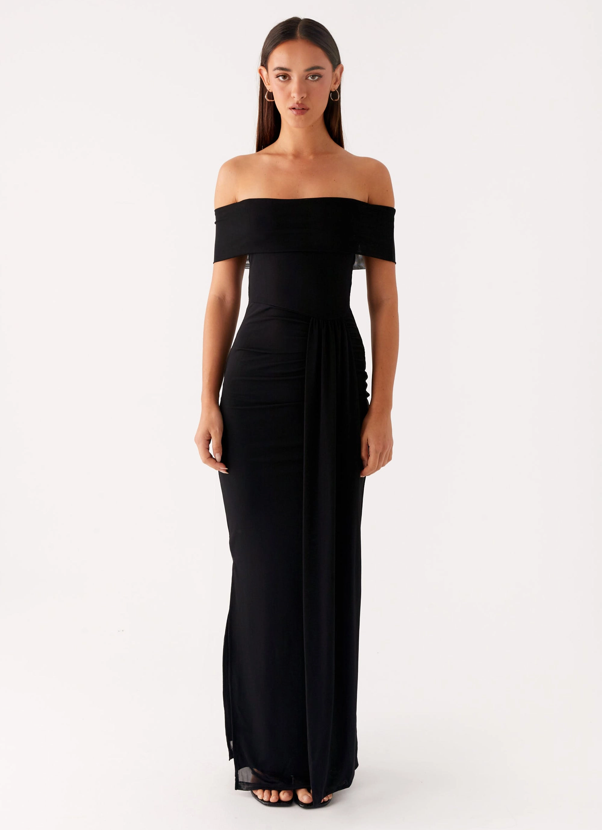 Smart Blend Aileen Maxi Dress - Black