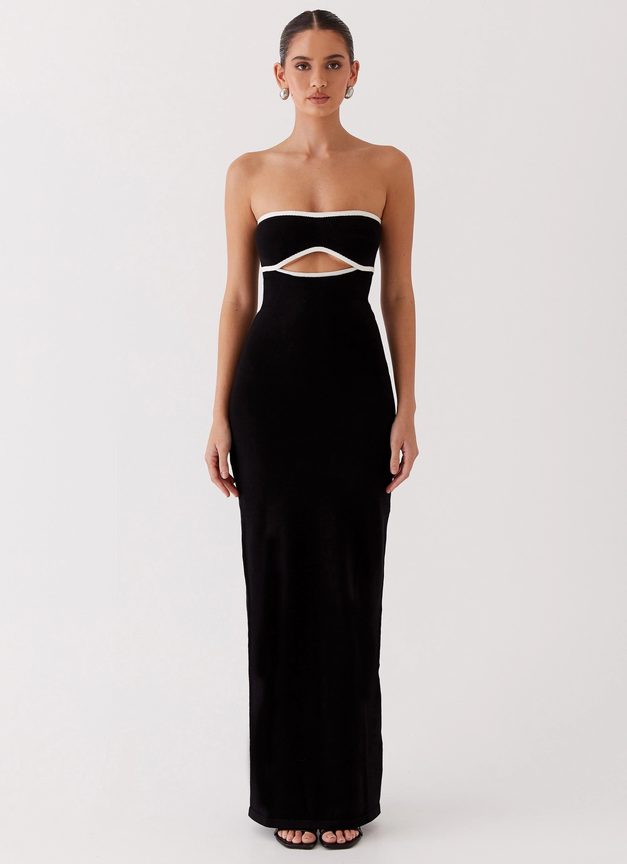 When In Rome Knit Maxi Dress - Black Effortless Wear