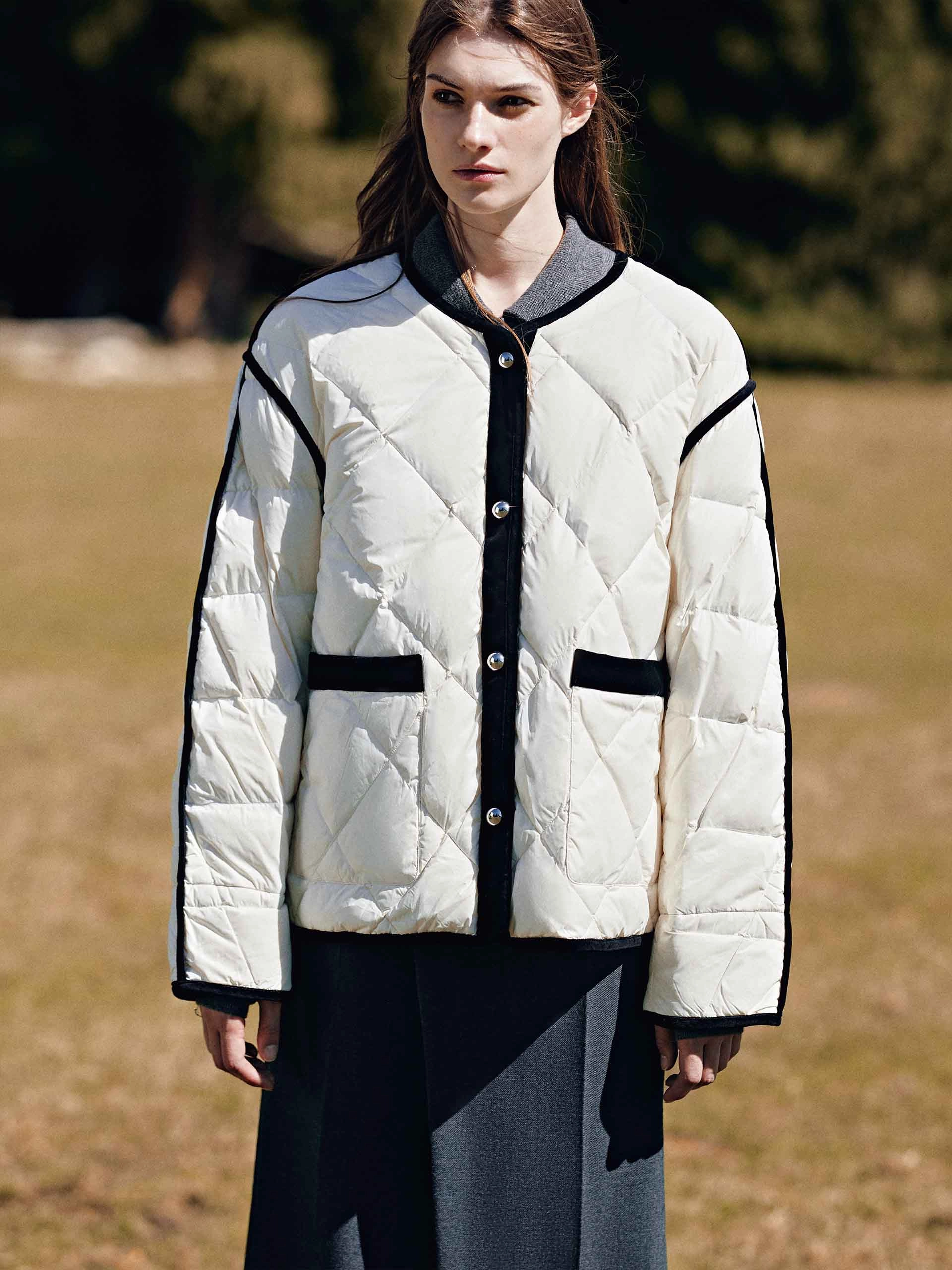 Contrast Light Down Jacket