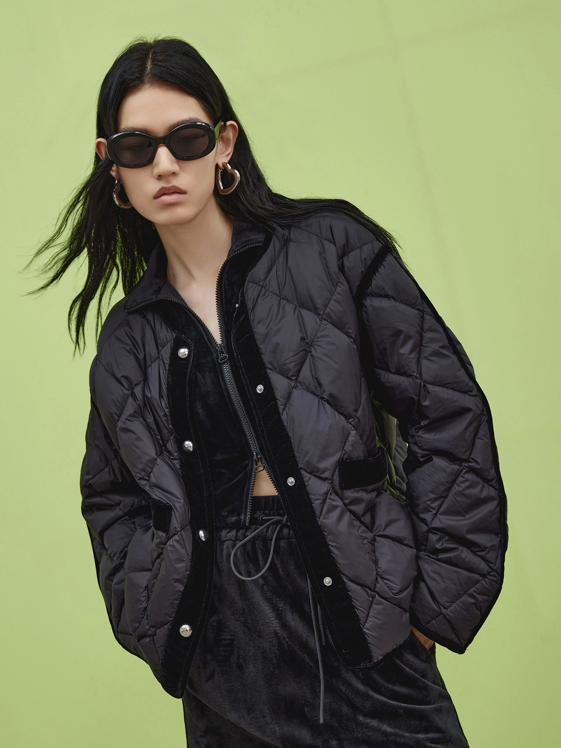 Contrast Light Down Jacket