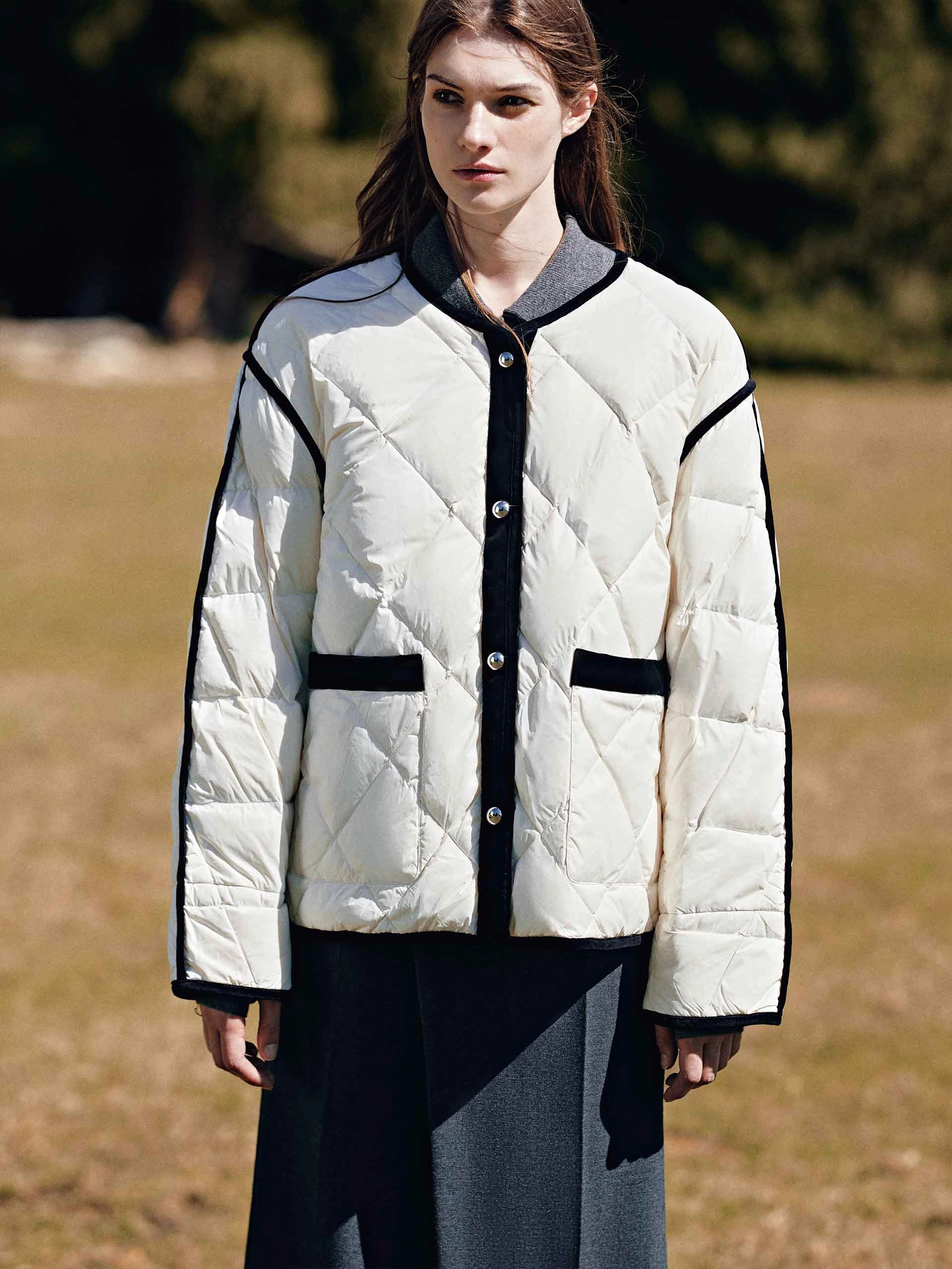 Contrast Light Down Jacket