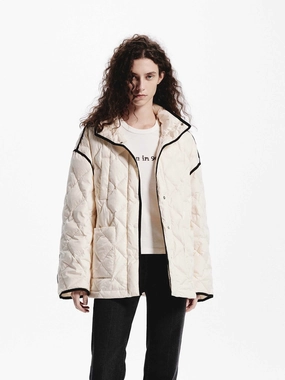 Contrast Quilted Down Jacket Contrast Quilted Down Jacket