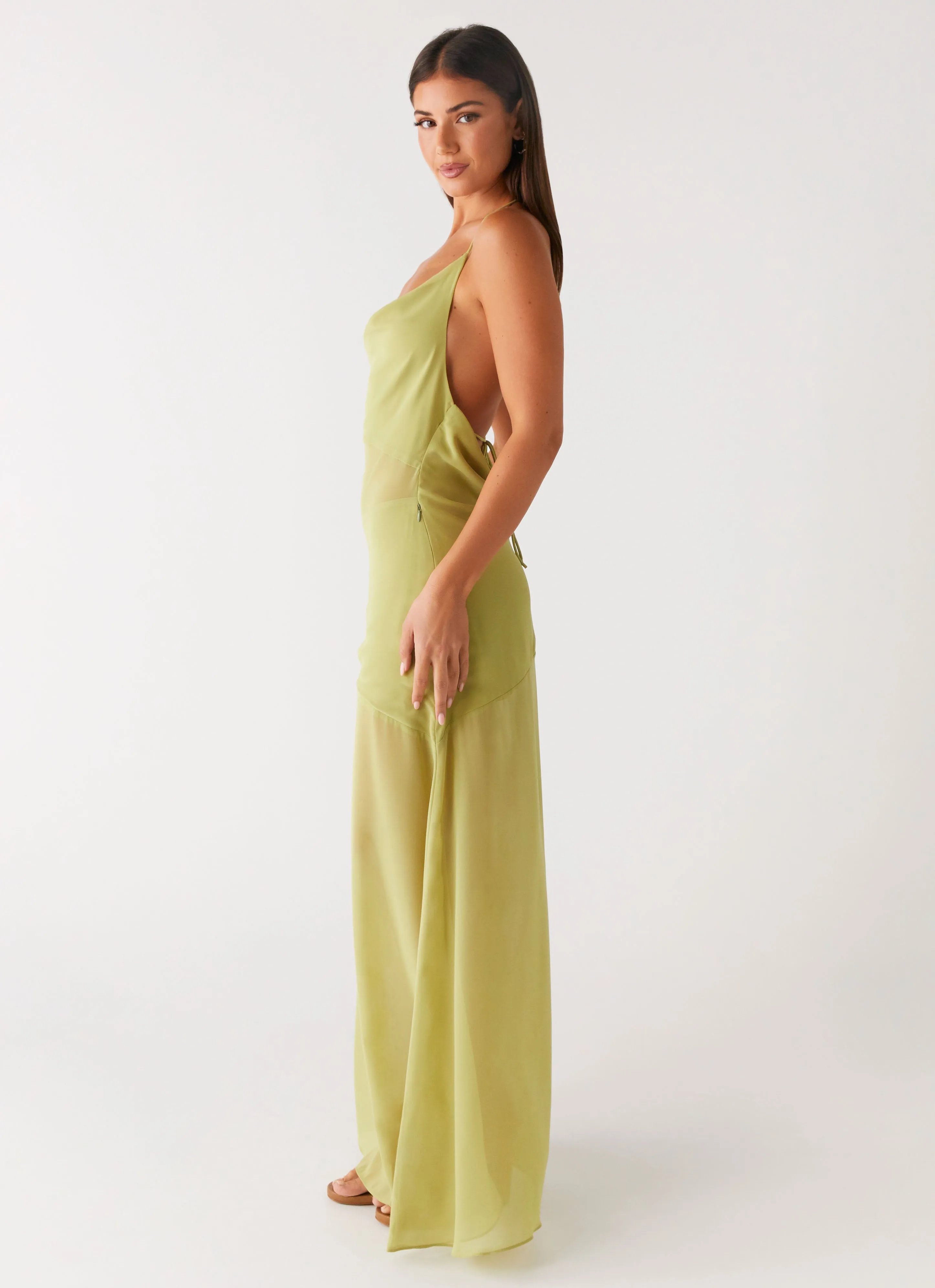 Samoa Maxi Dress - Lime Beach Wear Festival Fashion