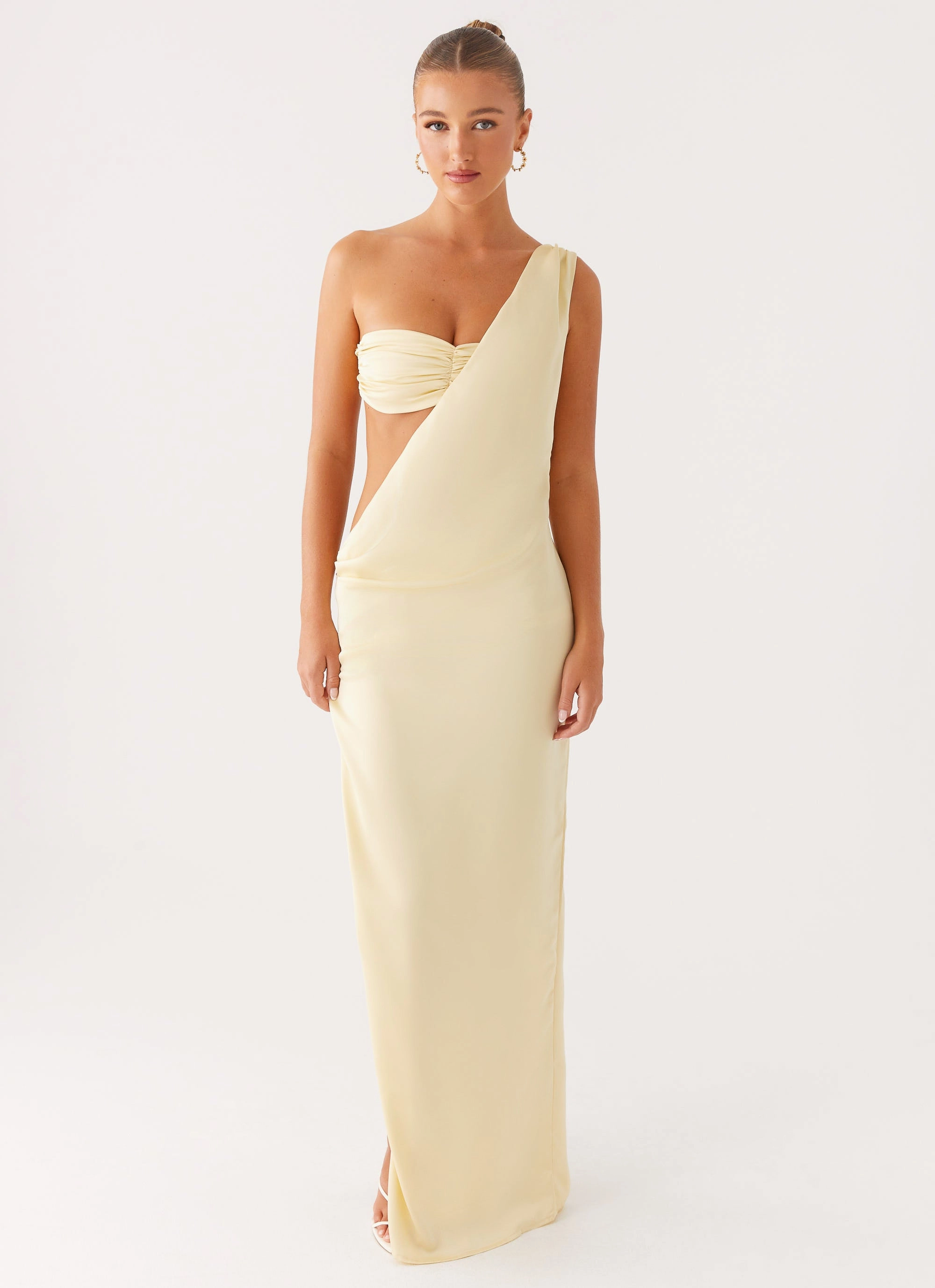Flexible Fabric Cooper Maxi Dress - Yellow