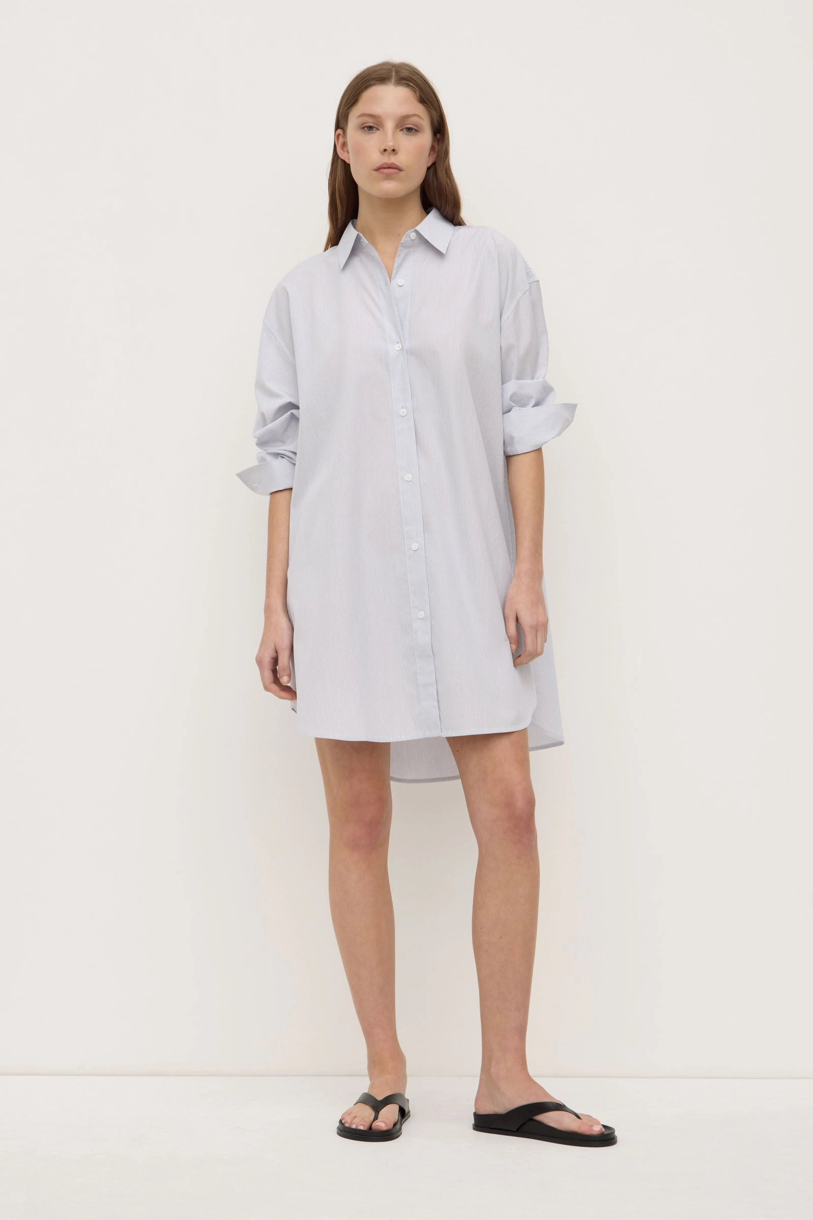 Cora Stripe Shirt Dress Soft Appeal