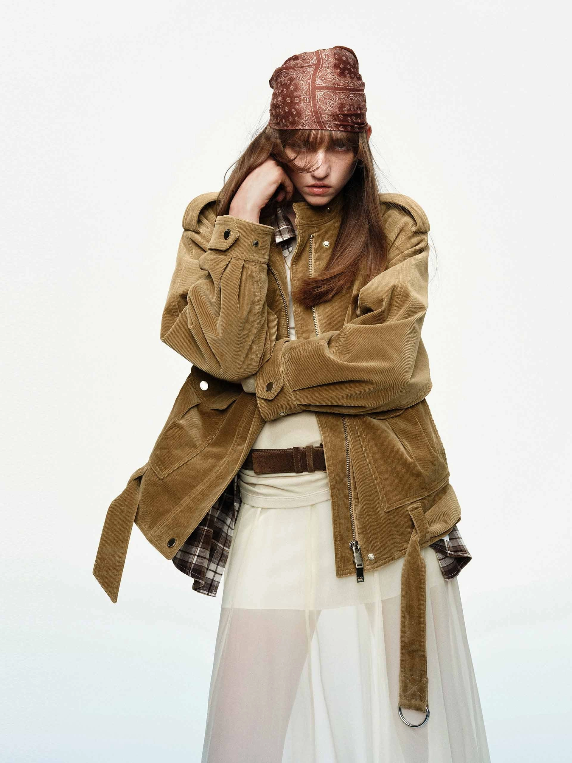 Corduroy Bomber Jacket