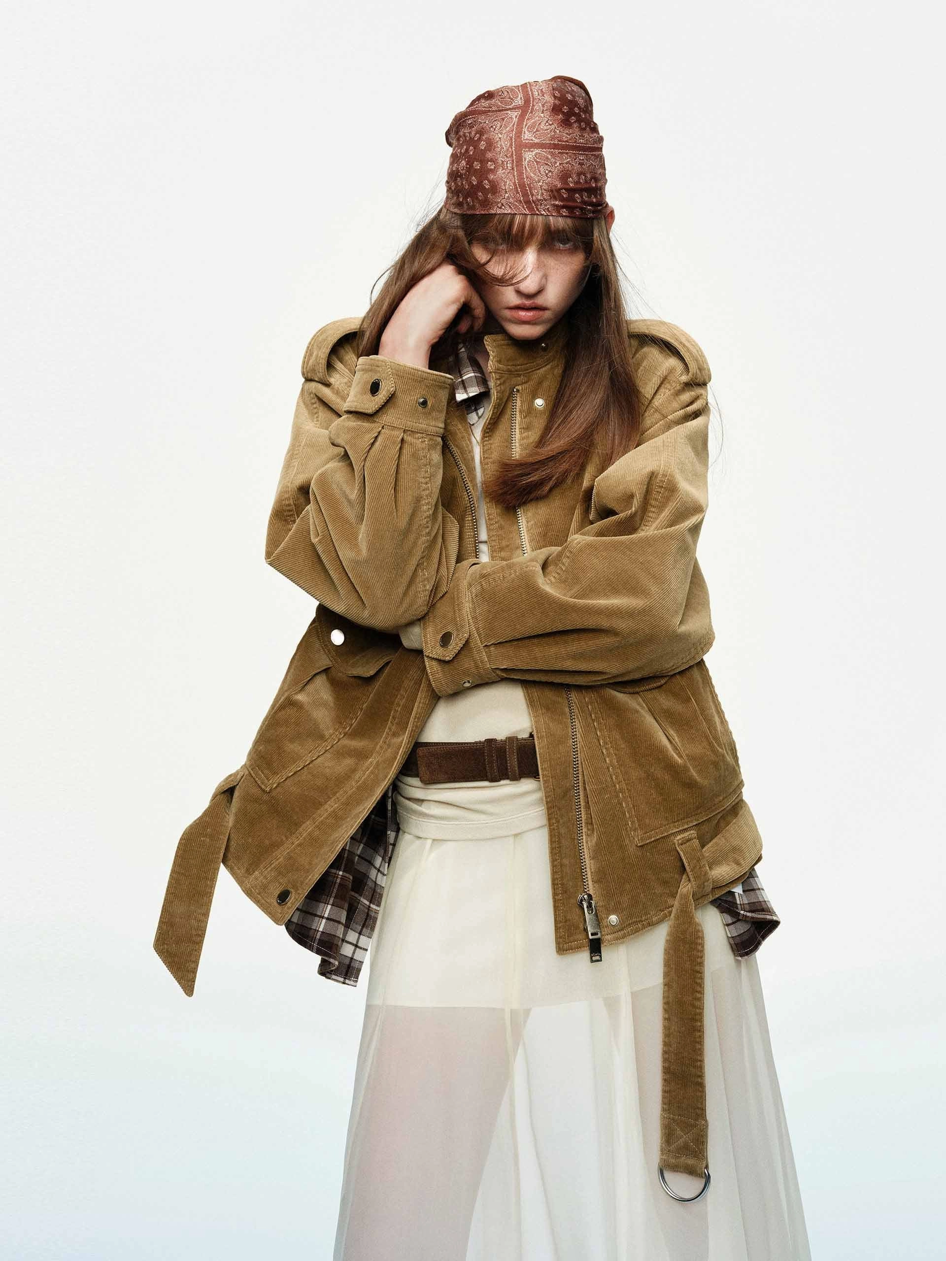 Corduroy Bomber Jacket