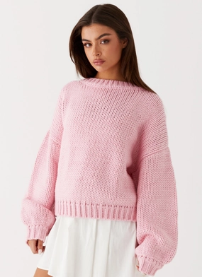 Costella Knit Sweater - Pink FullLength Zipper Costella Knit Sweater - Pink Ergonomic Articulation LightweightInsulation