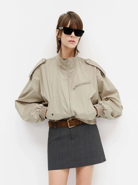 Cotton Blend Regular Jacket