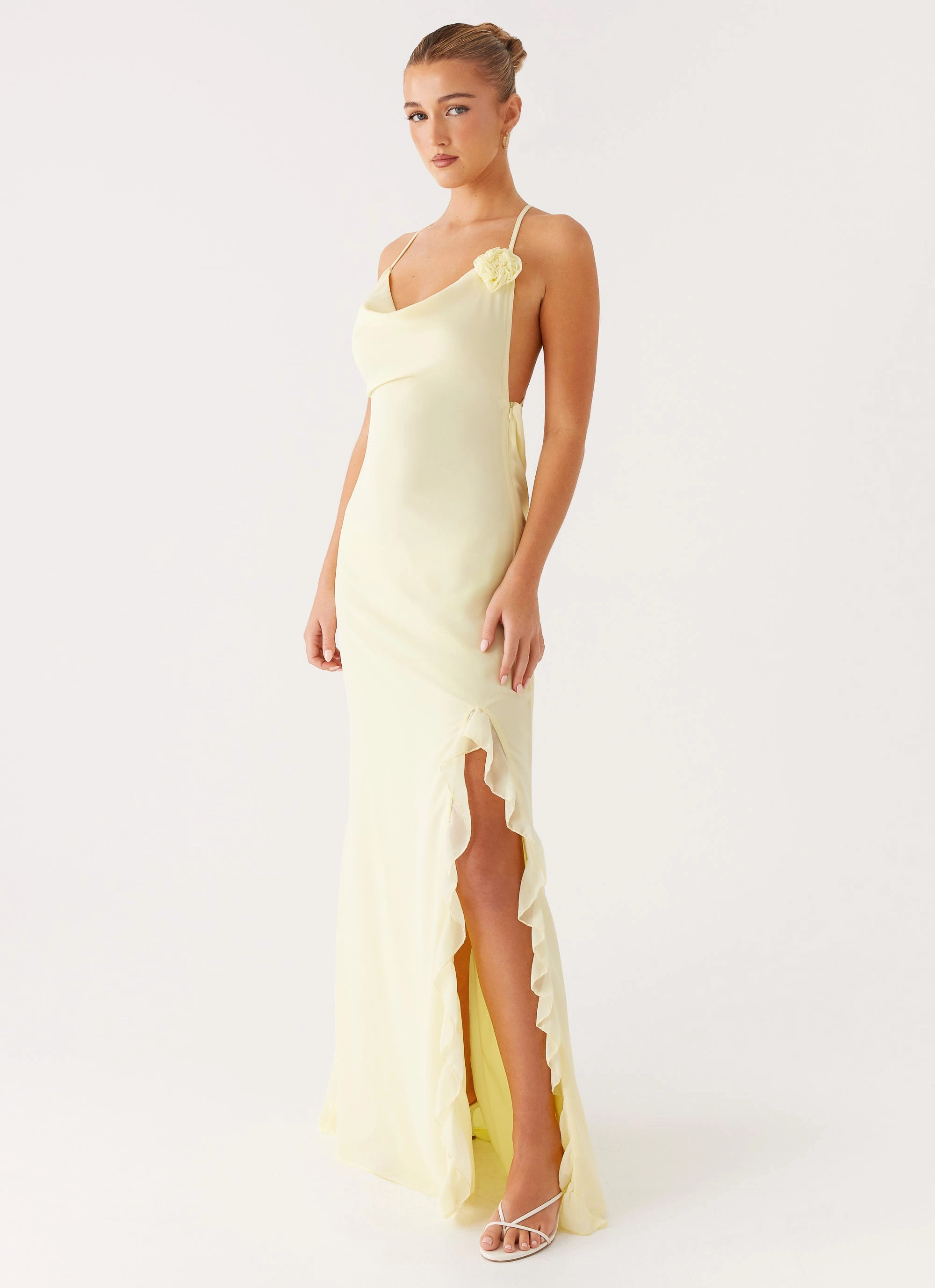 Rooftop-Event First Class Maxi Dress - Yellow