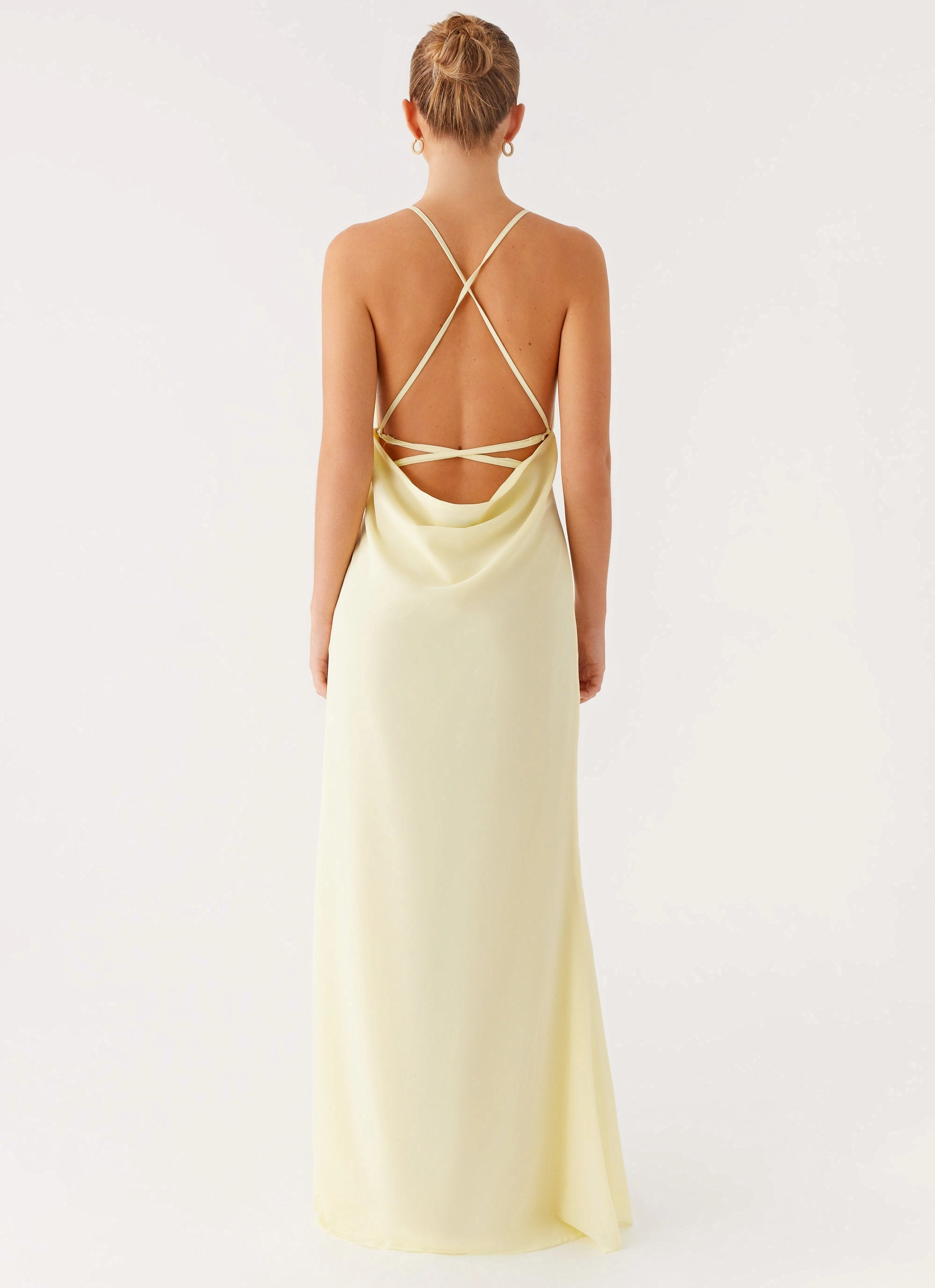 First Class Maxi Dress - Yellow Standout Feature Flattering Cut Wear