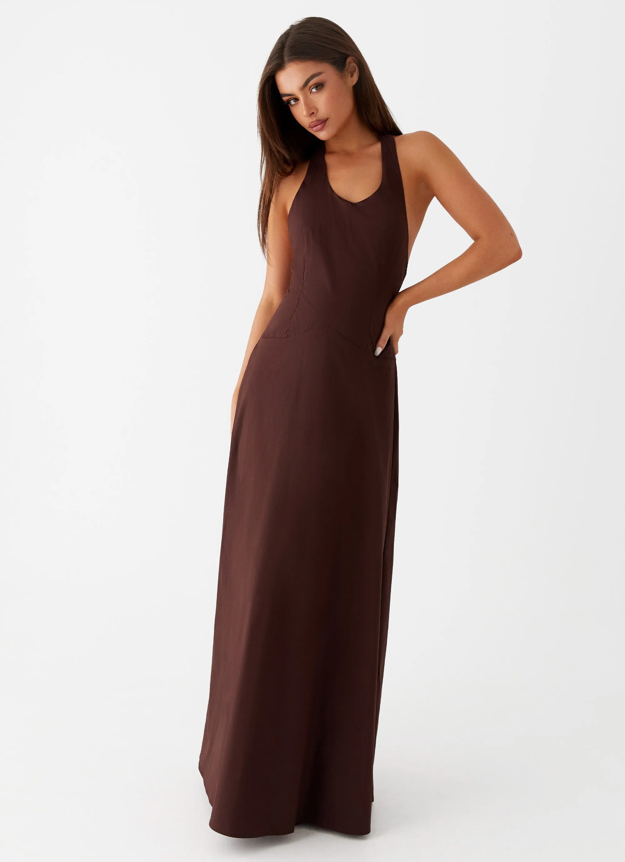Errand Ready Vestige Maxi Dress - Chocolate