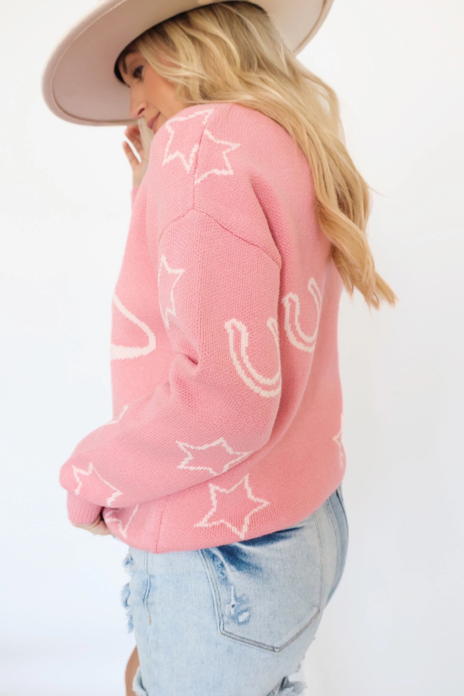 elegant design FadeResistant Finish Cowgirl Sweater- Final Sale