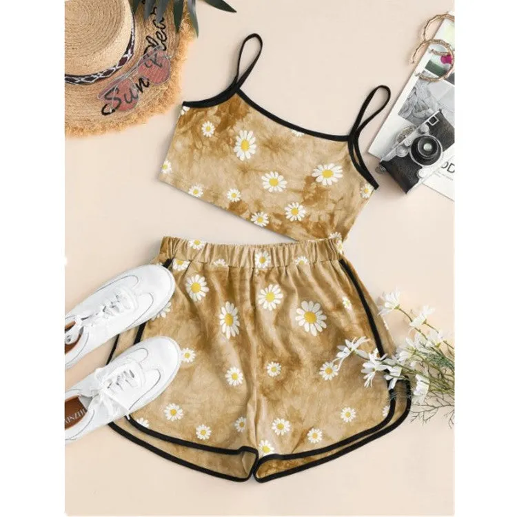 Creative Summer City Casual Women Pants Sets Trendy Shorts