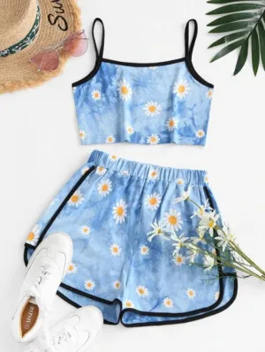 Creative Summer City Casual Women Pants Sets Trendy Shorts