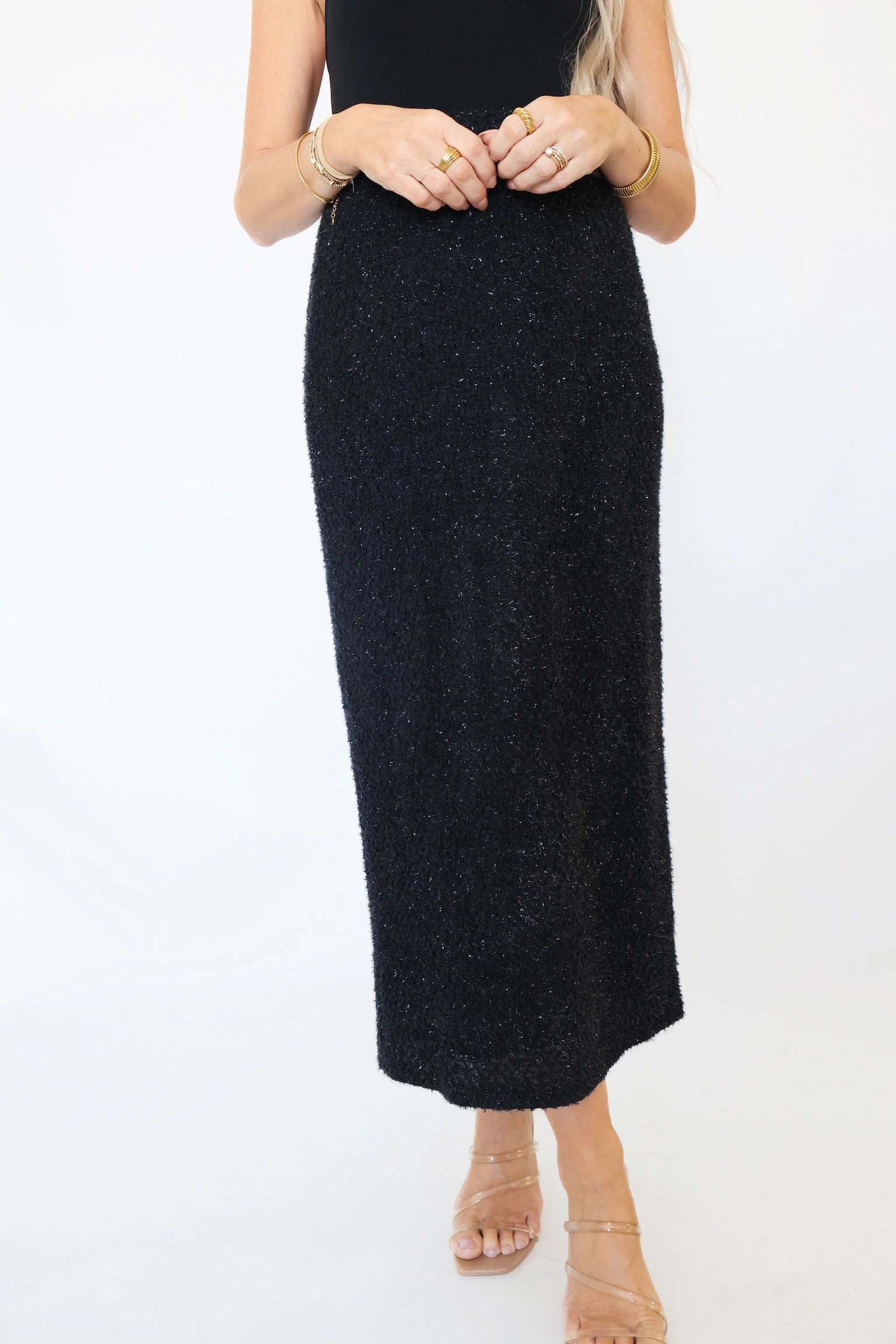 Creative Energy Midi Skirt (FINAL SALE) Summer Sweater RollUpSleeves