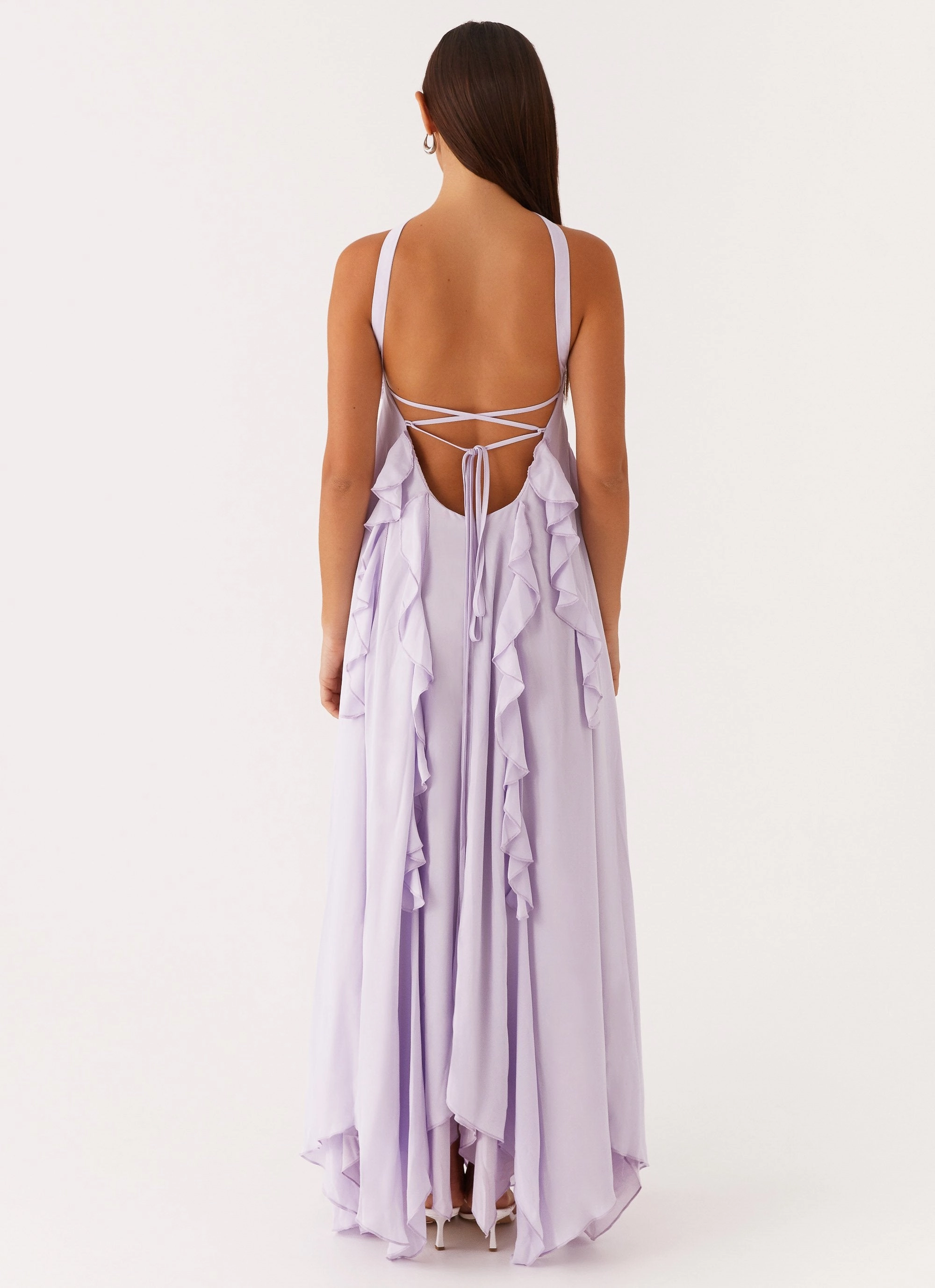 Easy Texture Unisex Option Florence Maxi Dress - Lilac