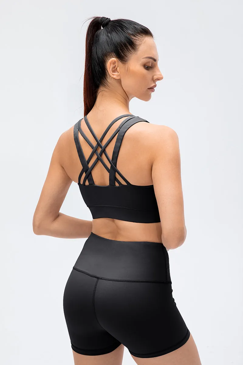Crisscross Push-up Bras Medium Support