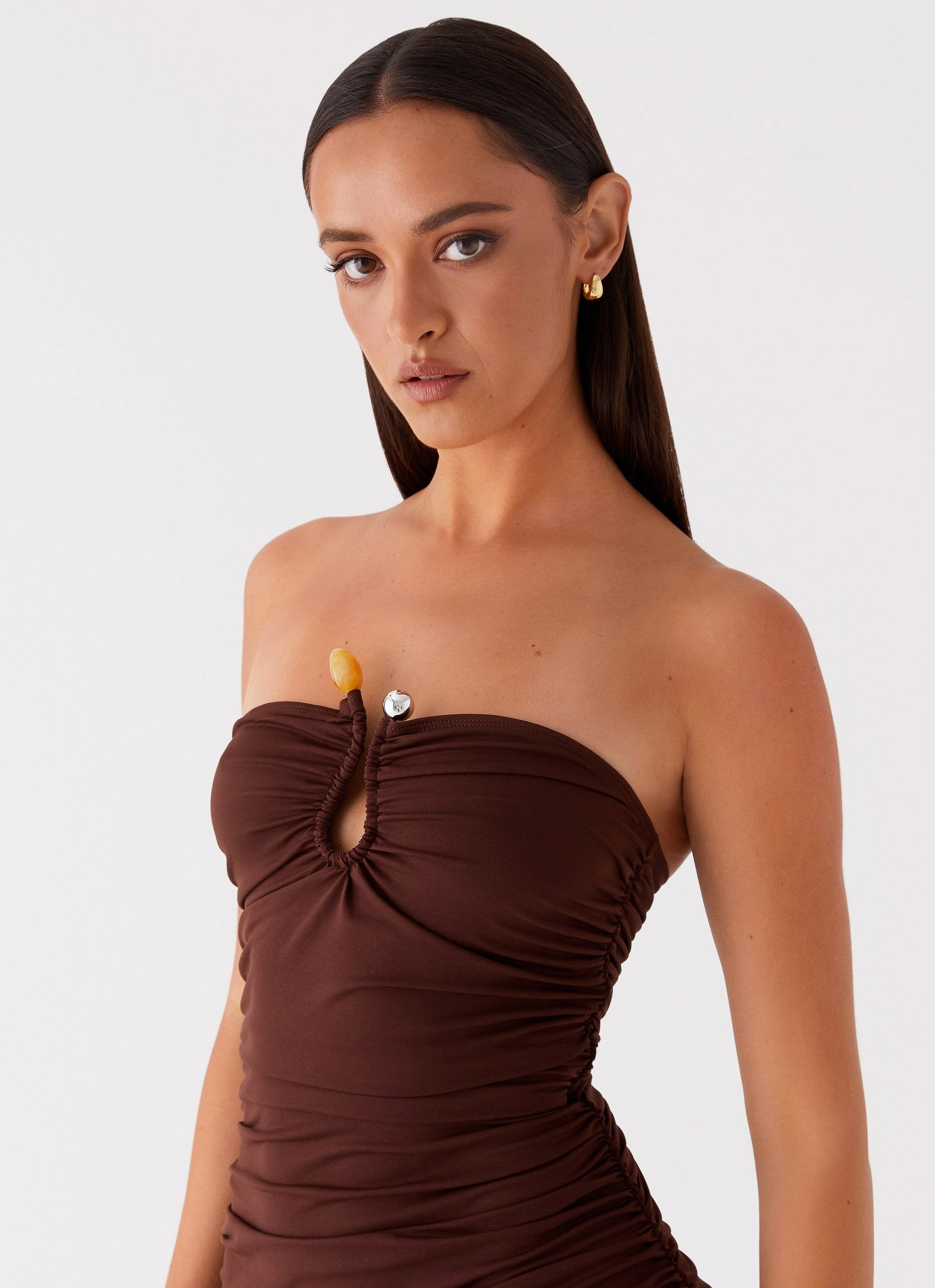 Classic Edge Rudy Maxi Dress - Brown